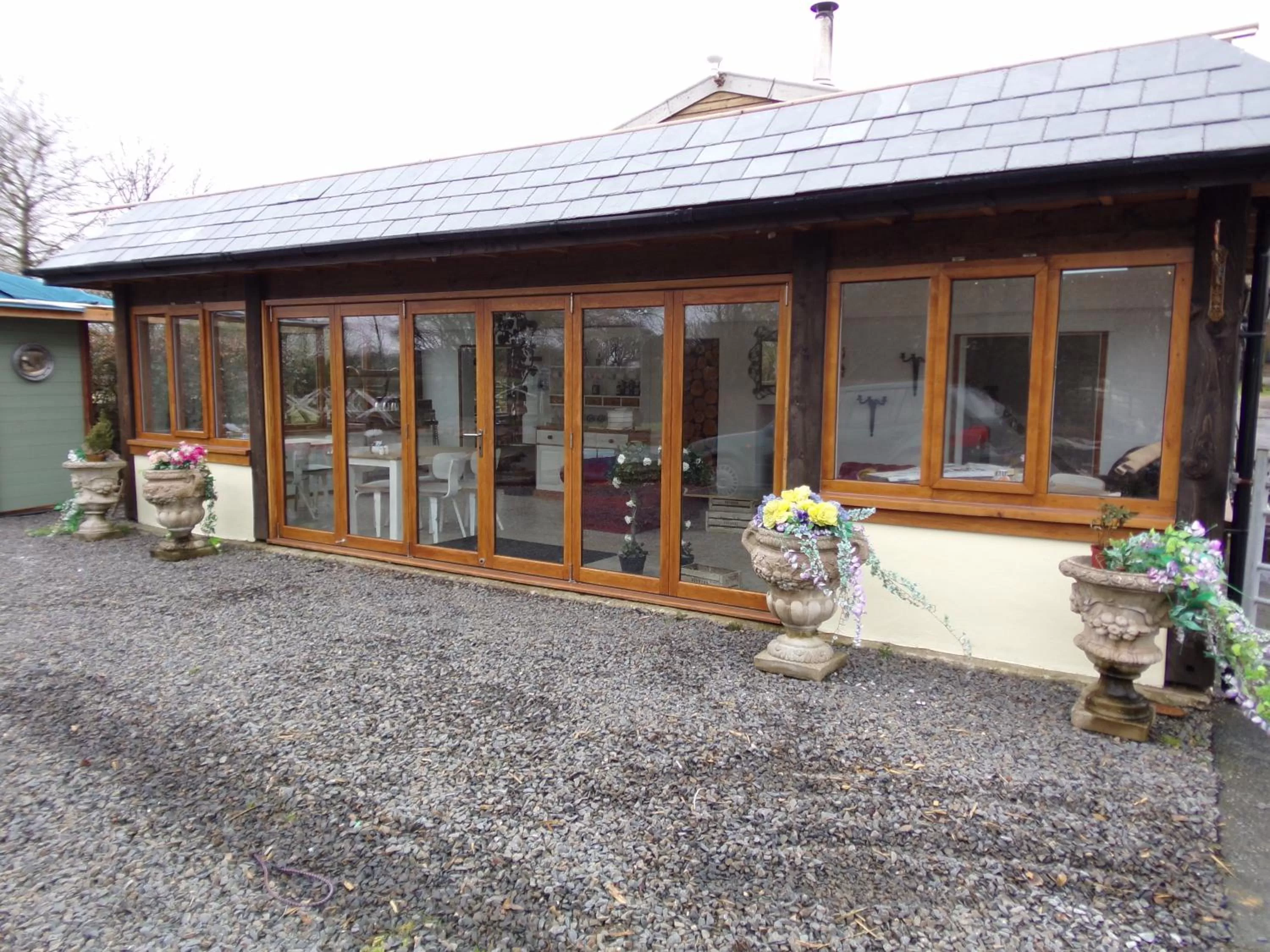 Dining area in Barton Gate Farm B&B