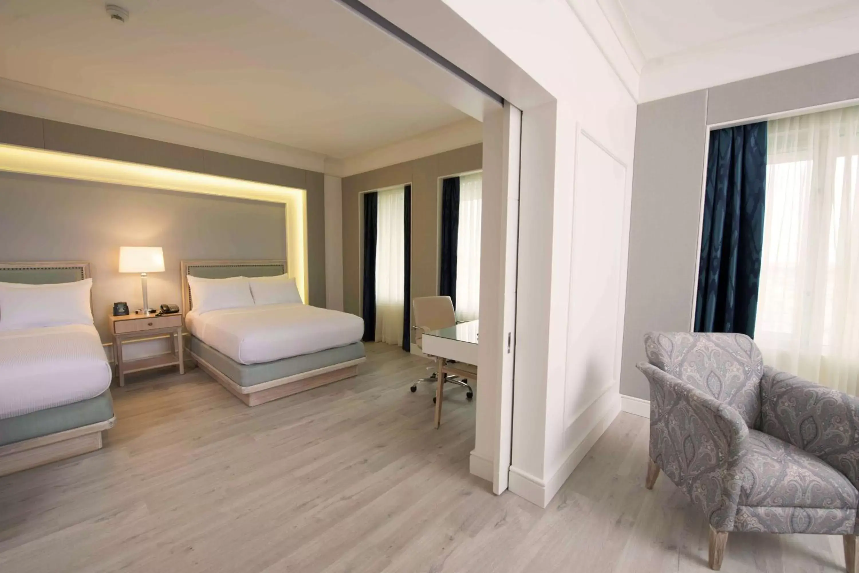 One Bedroom Two Queen Suite Executive Floor with Lounge Access - single occupancy in Hilton Colon Guayaquil Hotel One Bedroom Two Queen Suite Executive Floor with Lounge Access - single occupancy in Hilton Colon Guayaquil Hotel