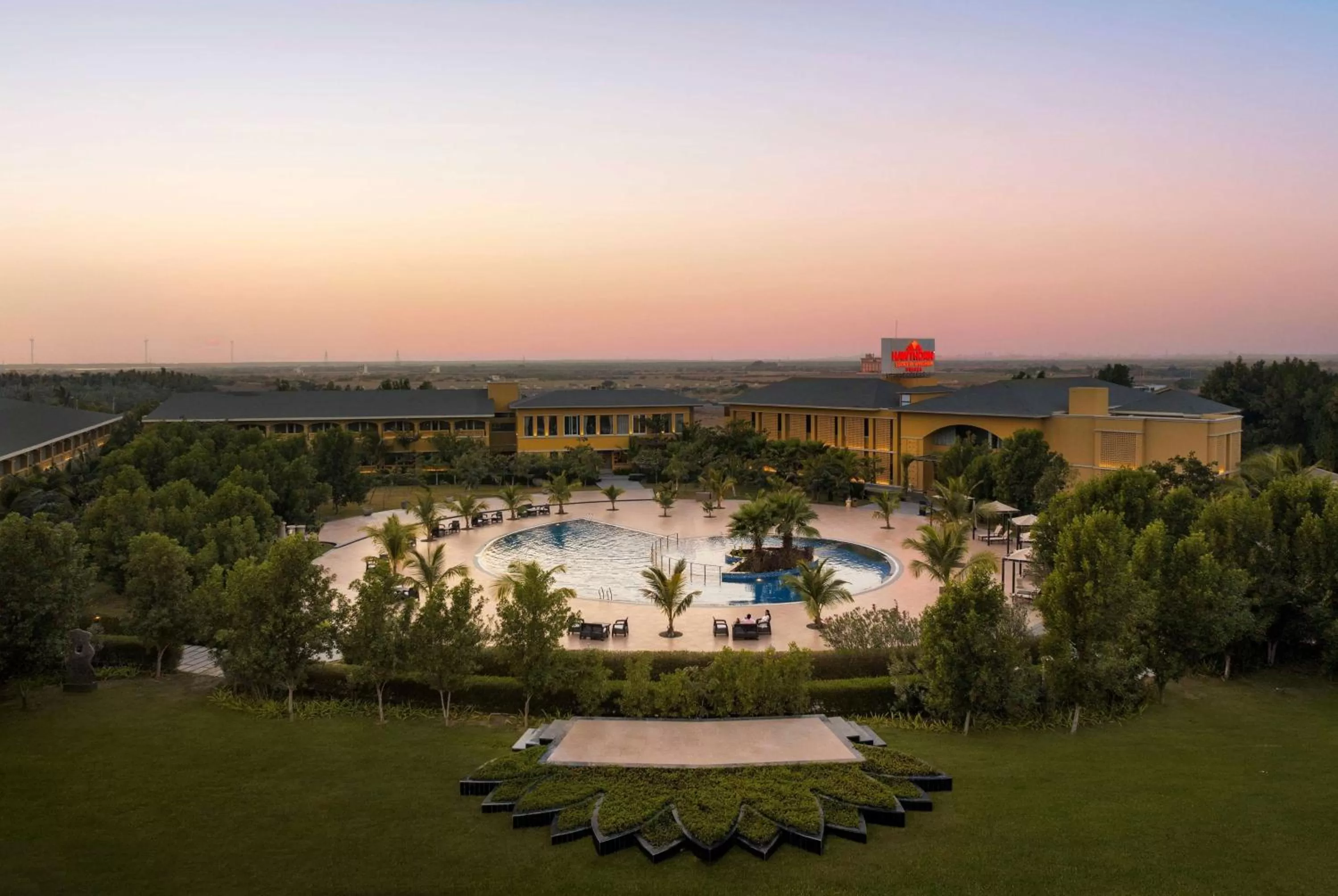 Property building in Hawthorn Suites by Wyndham Dwarka