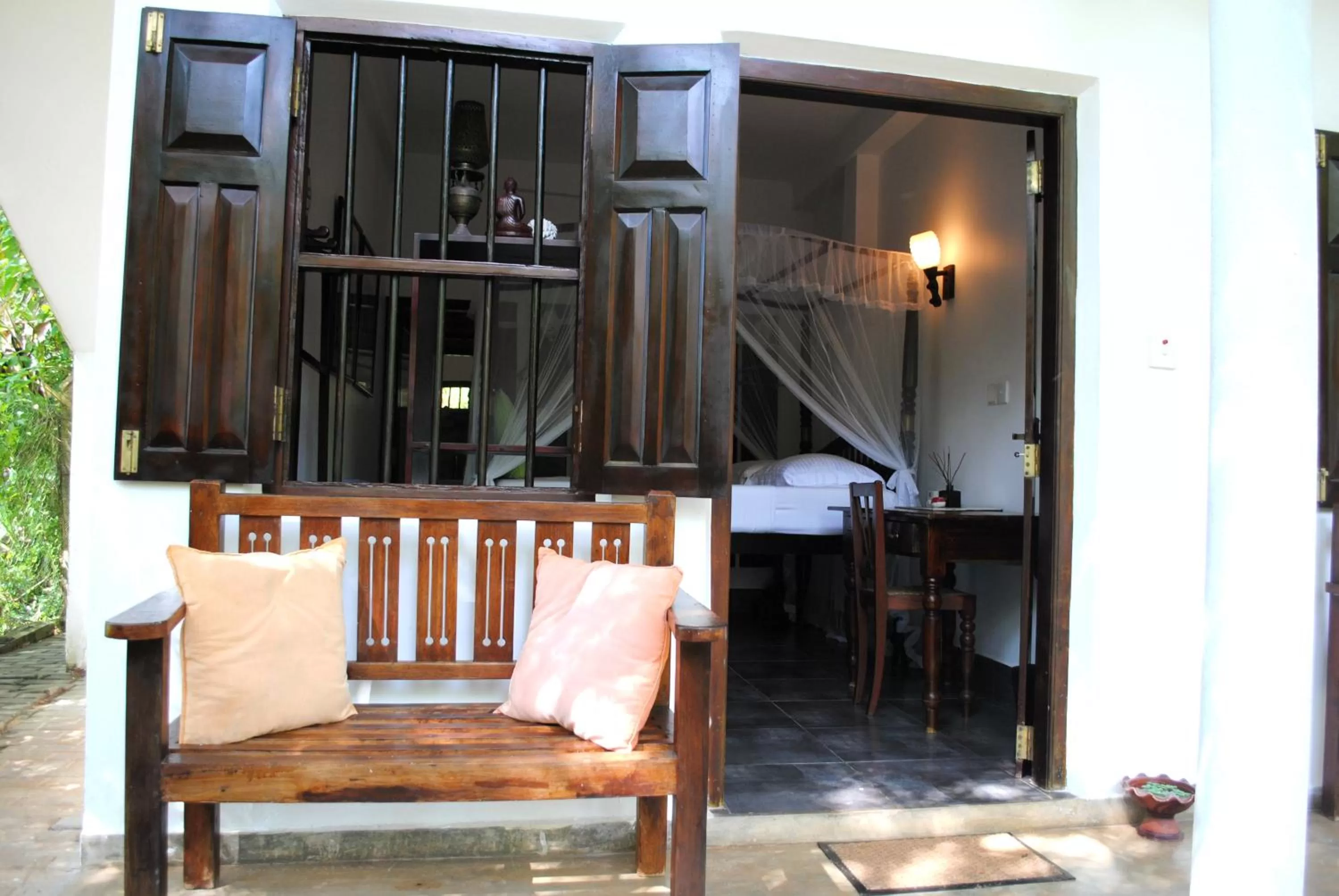 Patio in Wasantha Garden Hotel Restaurant & Ayurvedic Treatment