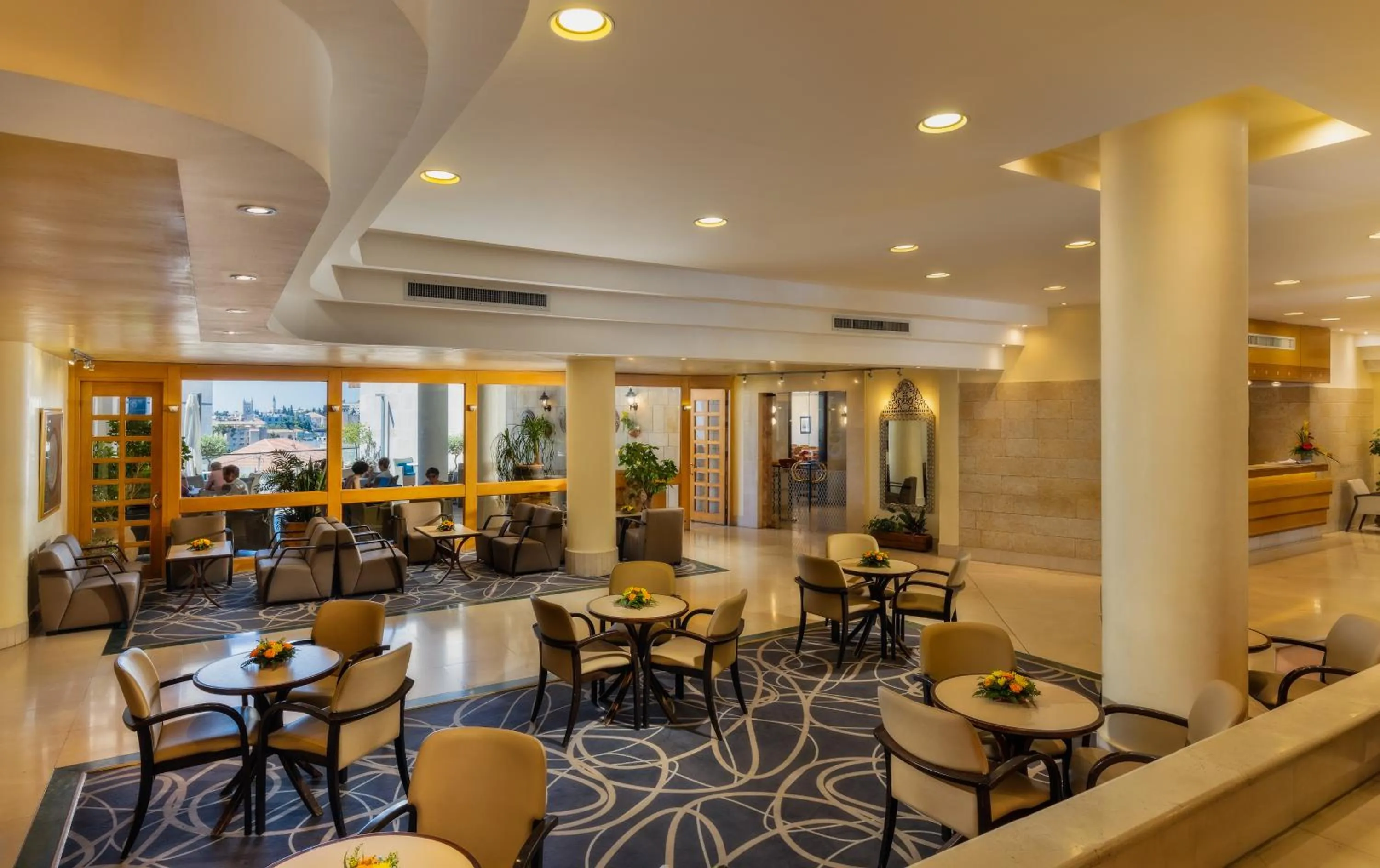 Seating area in Ambassador Hotel