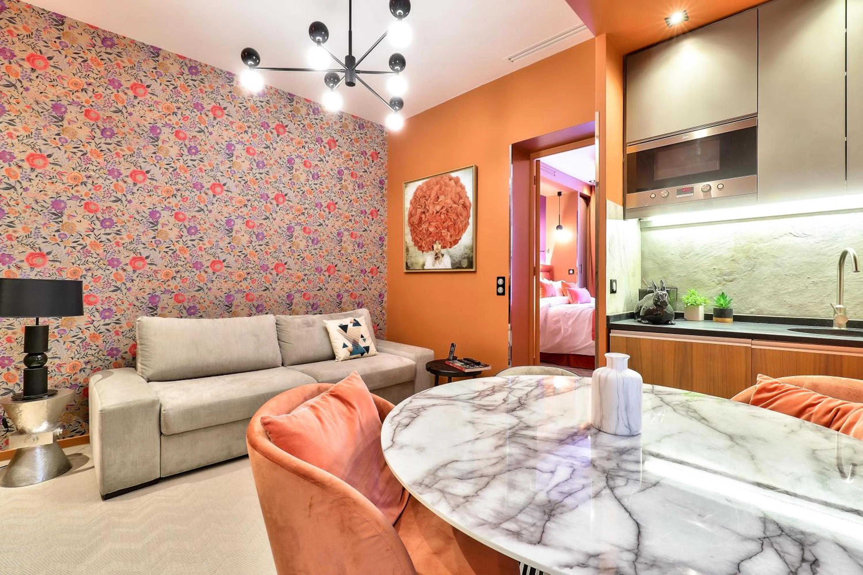 Living room in Hotel 33 Marbeuf