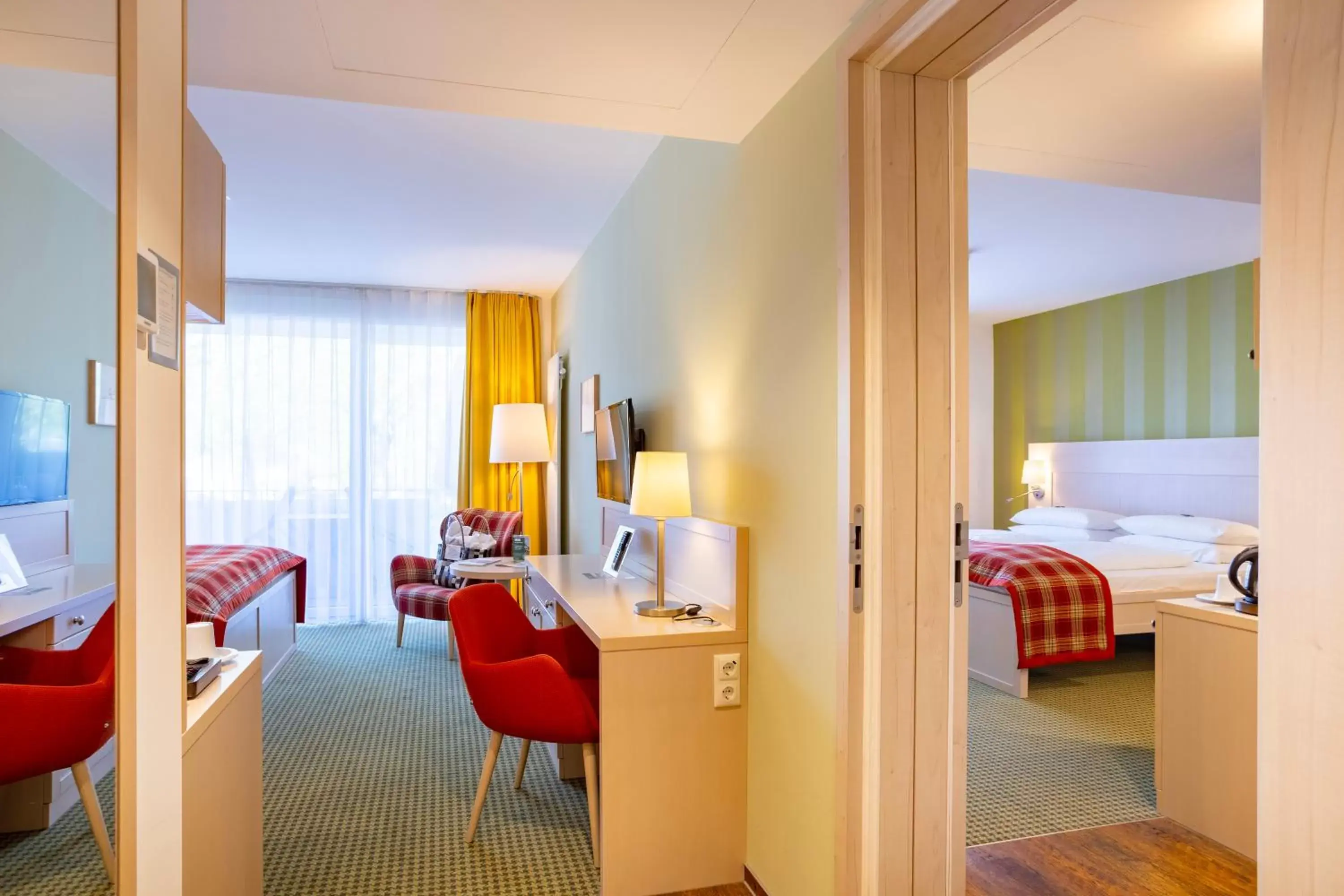 King Room with Balcony in our "Torhaus" in Ringhotel Warnemünder Hof King Room with Balcony in our "Torhaus" in Ringhotel Warnemünder Hof