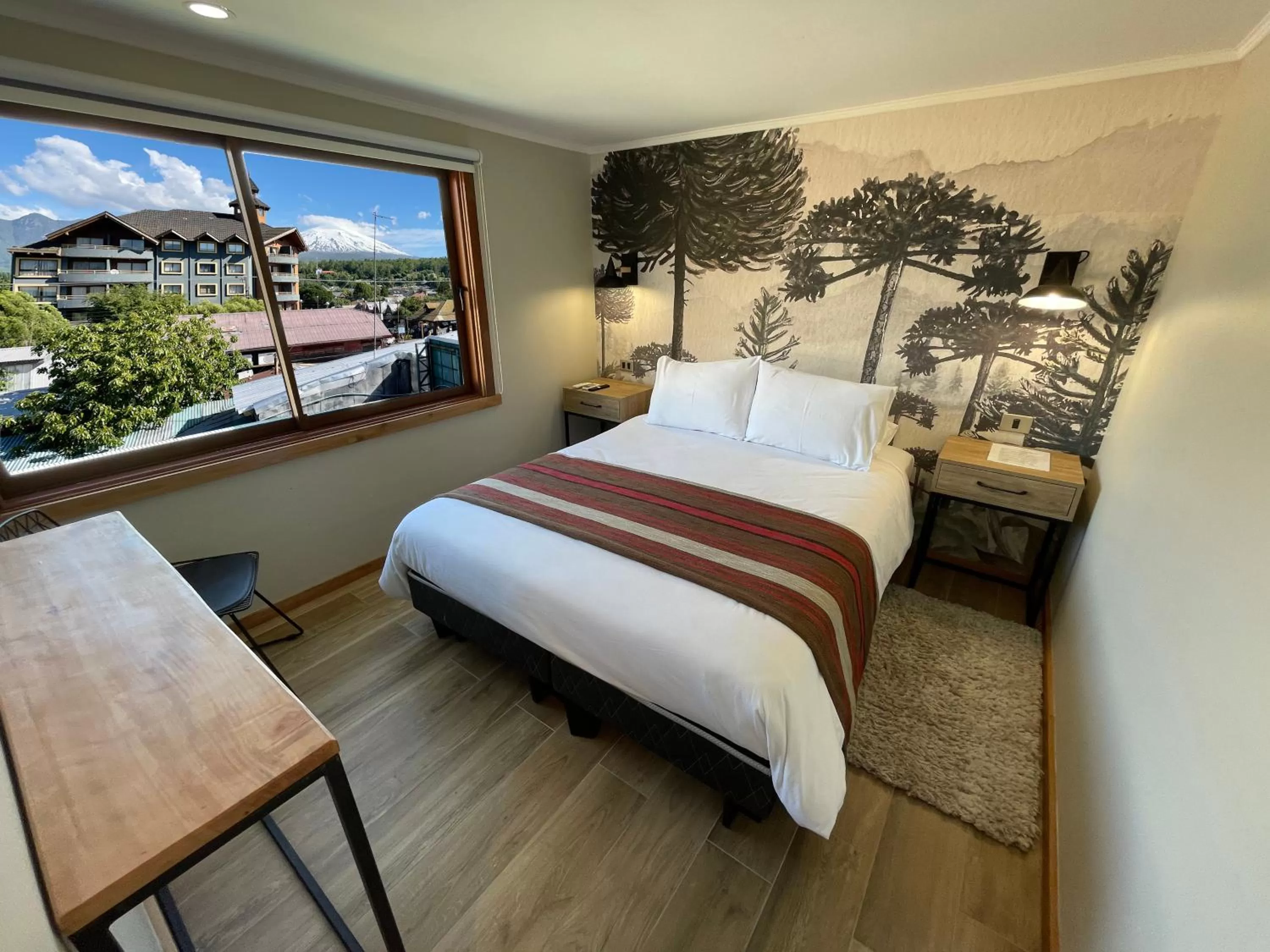 Bedroom, Bed in Mawün Hotel Pucón