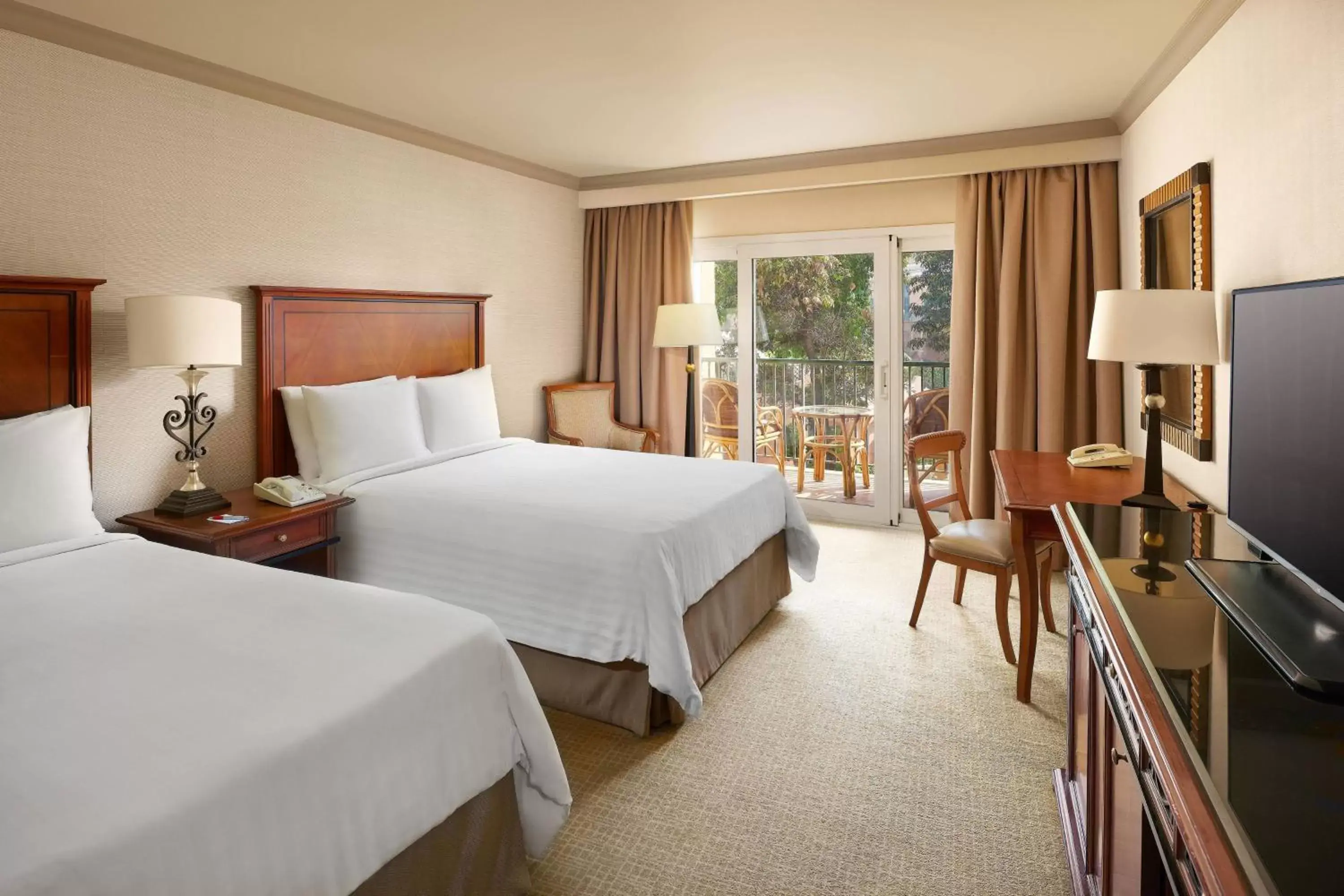 Standard Limited View, Guest room, 2 Double, 1st or 2nd Floor, Balcony in Cairo Marriott Hotel & Omar Khayyam Casino Standard Limited View, Guest room, 2 Double, 1st or 2nd Floor, Balcony in Cairo Marriott Hotel & Omar Khayyam Casino