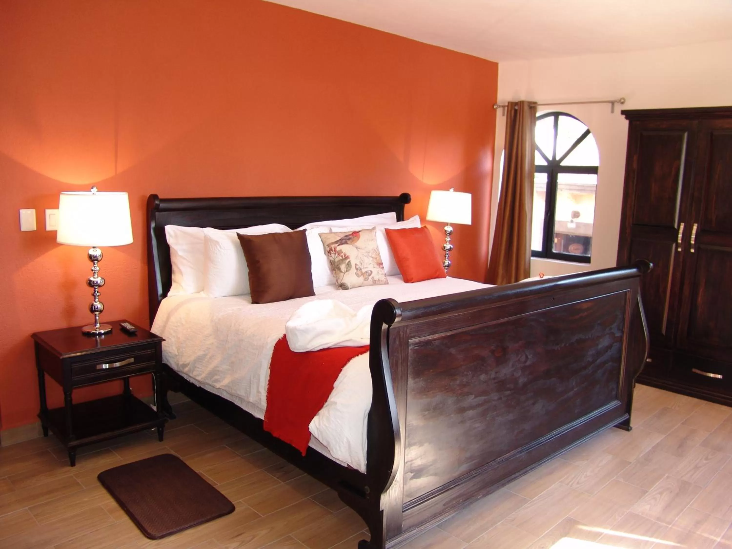 Bed in Hotel Casa Don Quijote