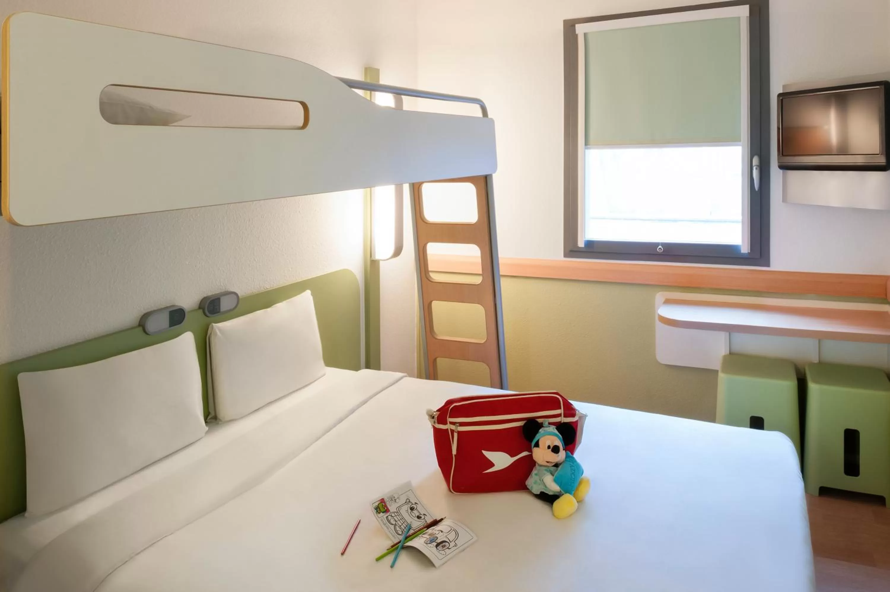 bunk bed, Bed in ibis Budget Brussels South Ruisbroek
