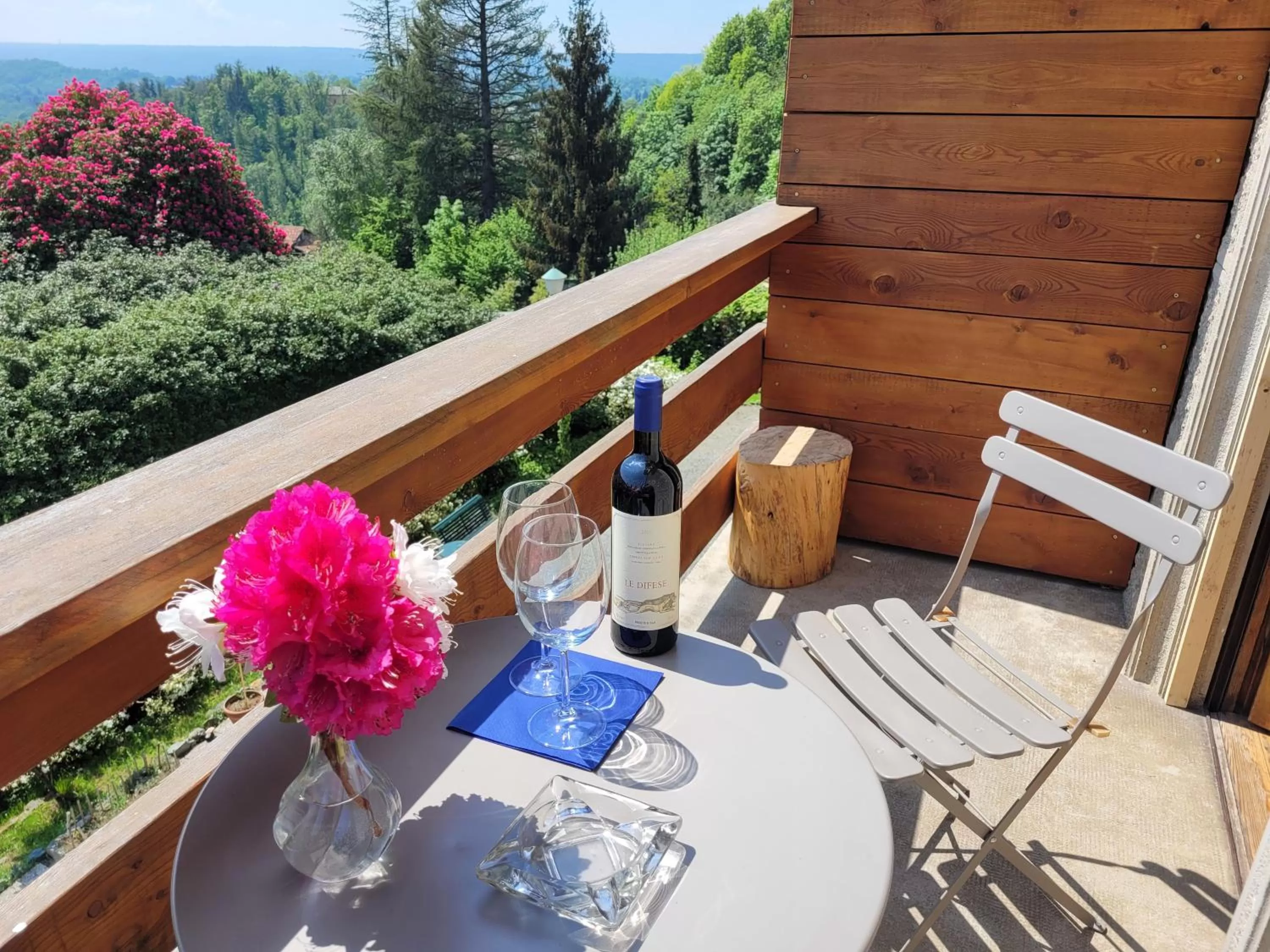 Balcony/Terrace in B&B Villa Tavallini