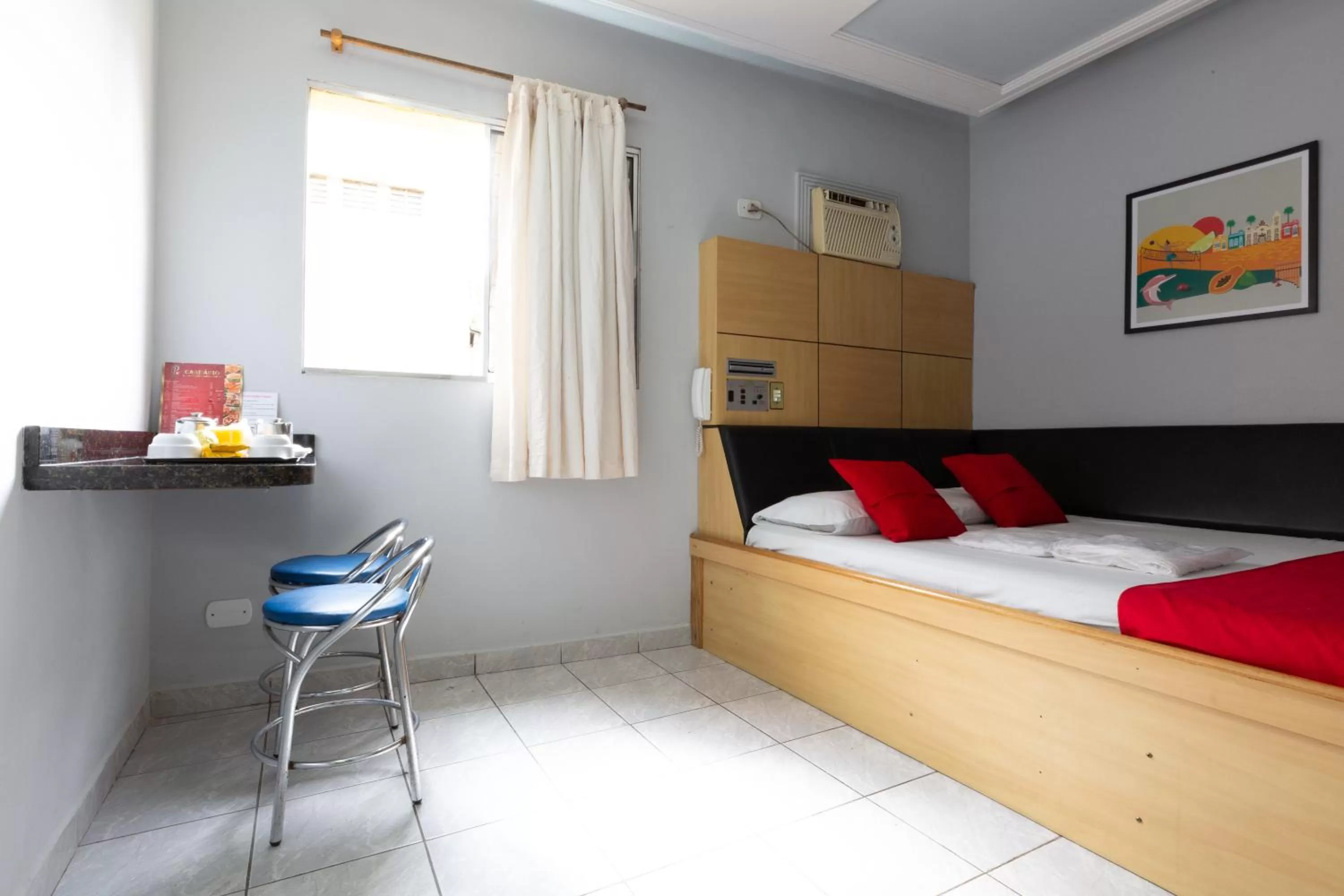 Bed in Hotel Anália Franco