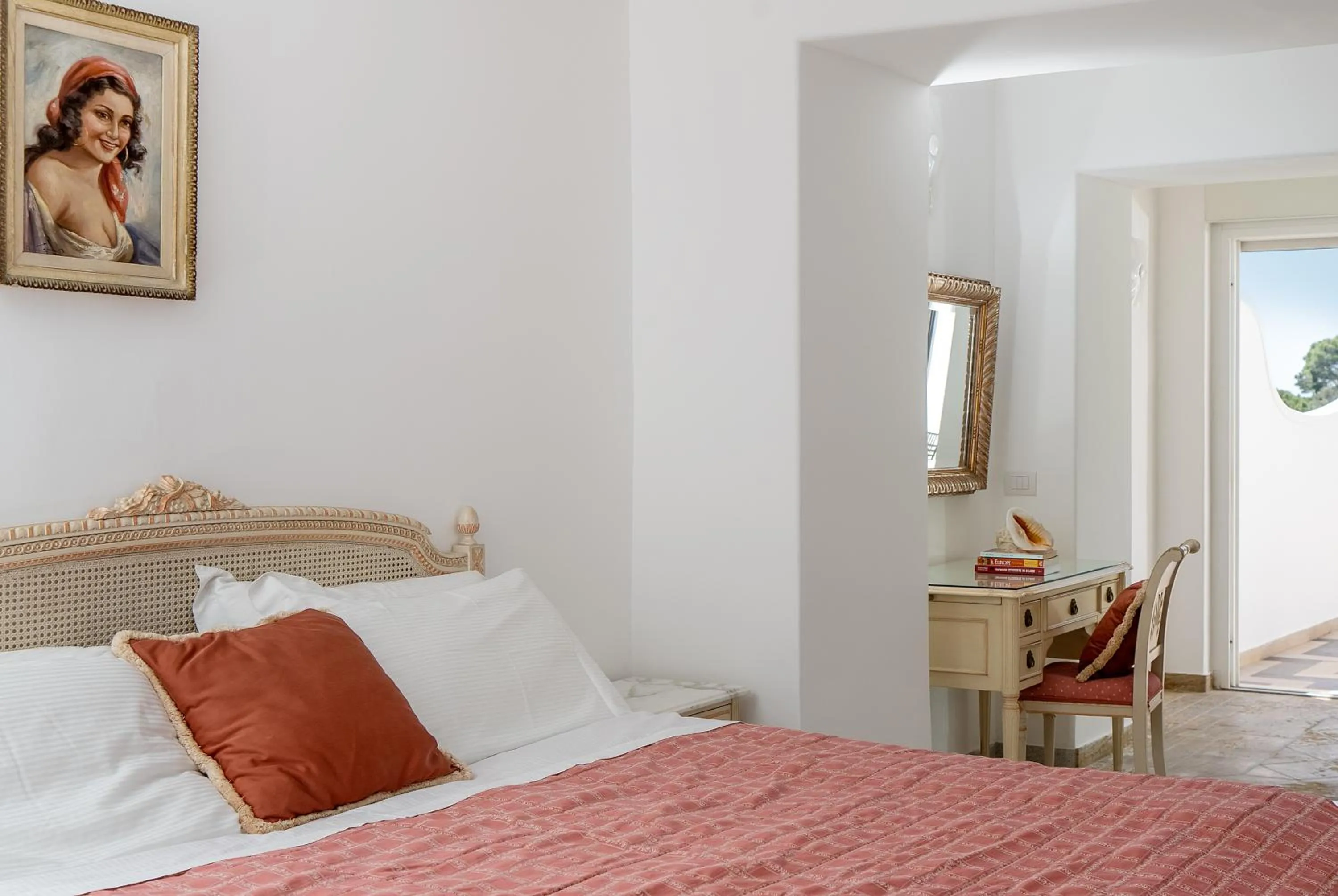 Bed in Hotel La Floridiana