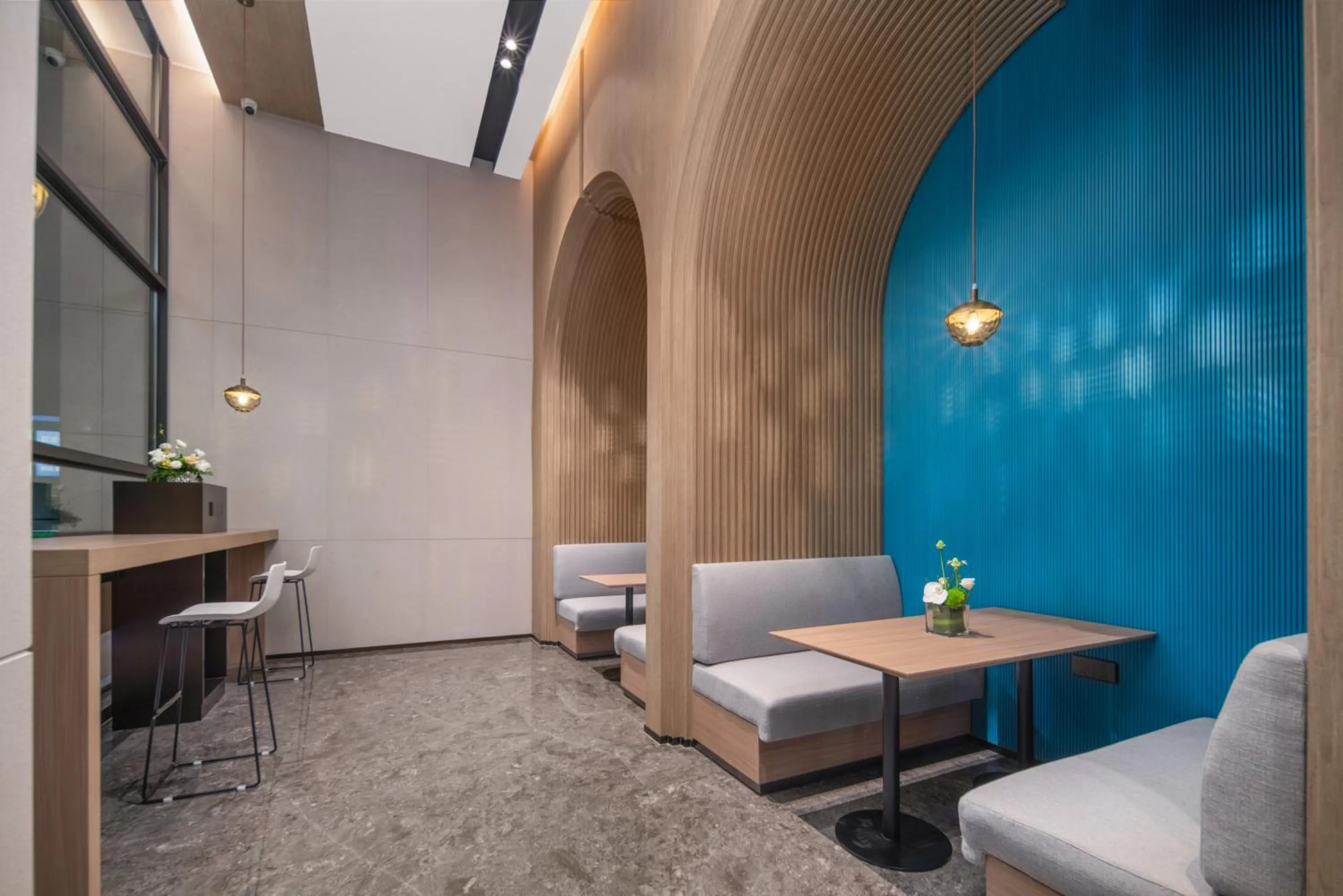 Seating area in Holiday Inn Express Shantou Chenghai