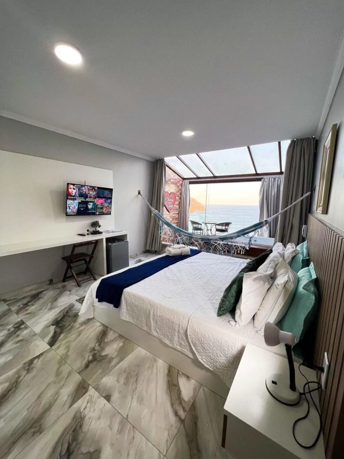 Bed in Pousada e Restaurante Vista Turquesa