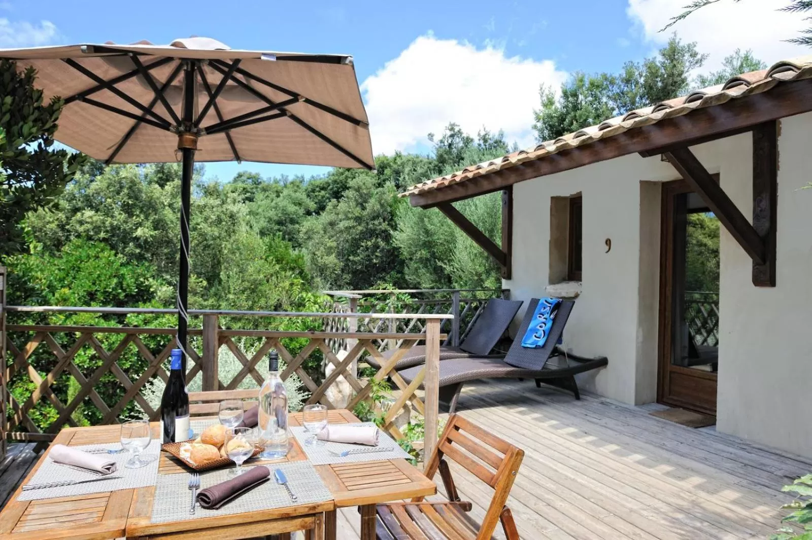 House (2 Adults + 2 Children) with Terrace and parking view in Résidence Sophia