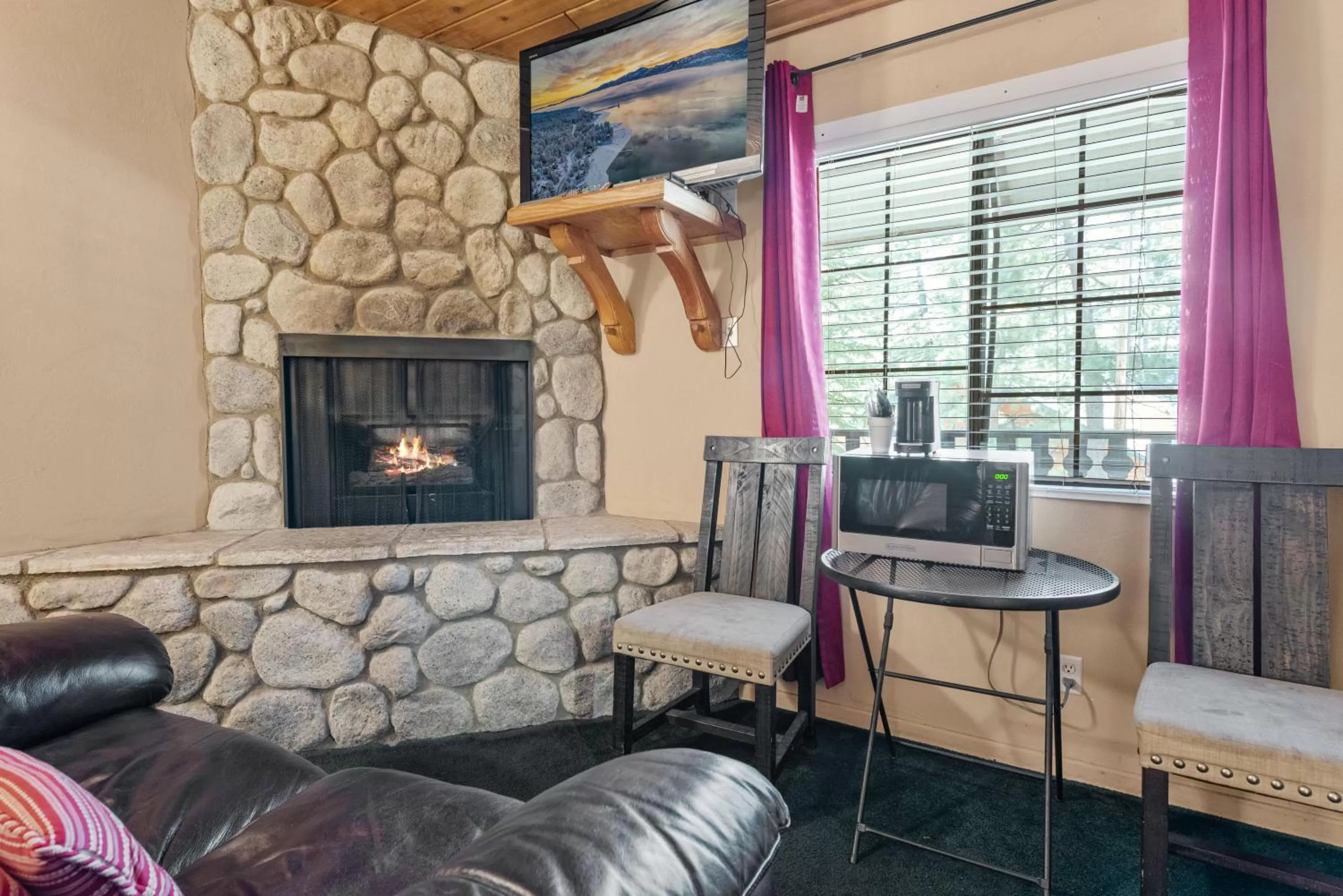 Seating area in Black Forest Lodge