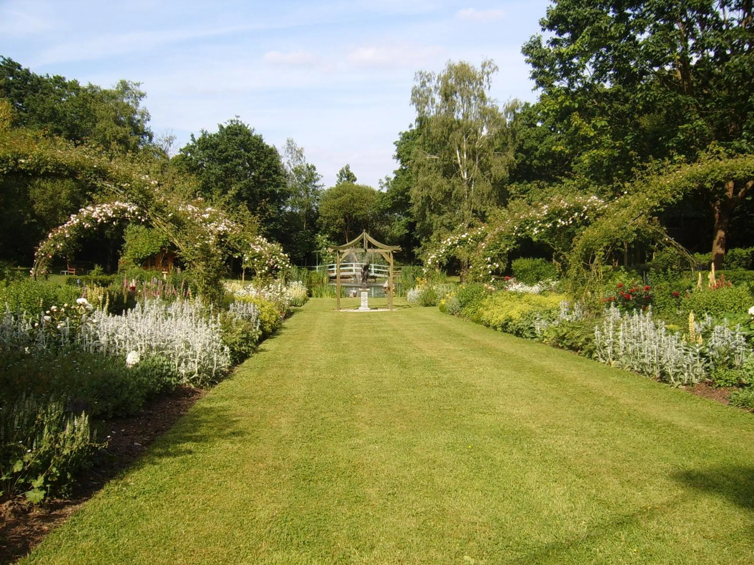Garden in Passford House Hotel