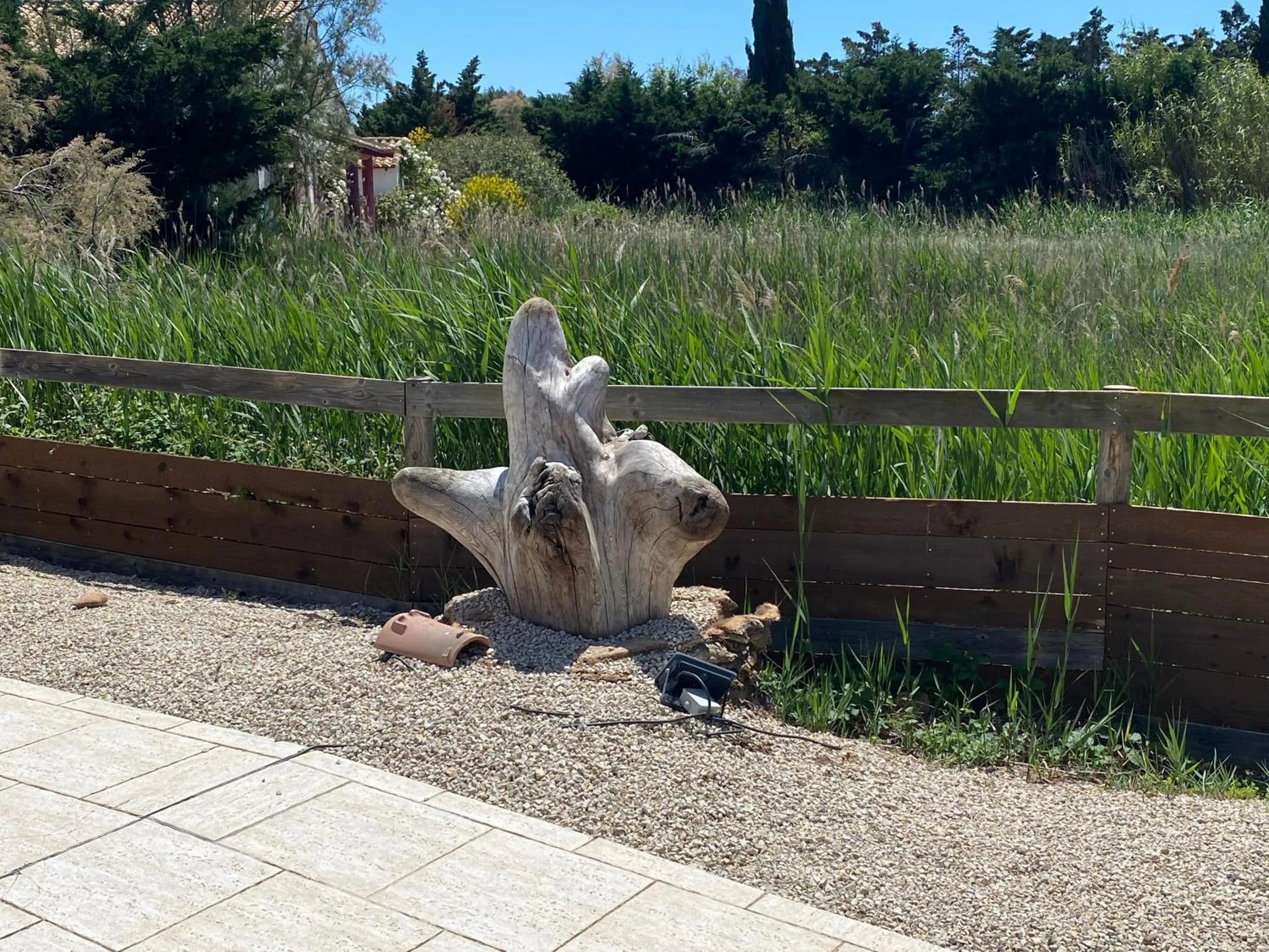 Garden view in Le Mas de Cocagne