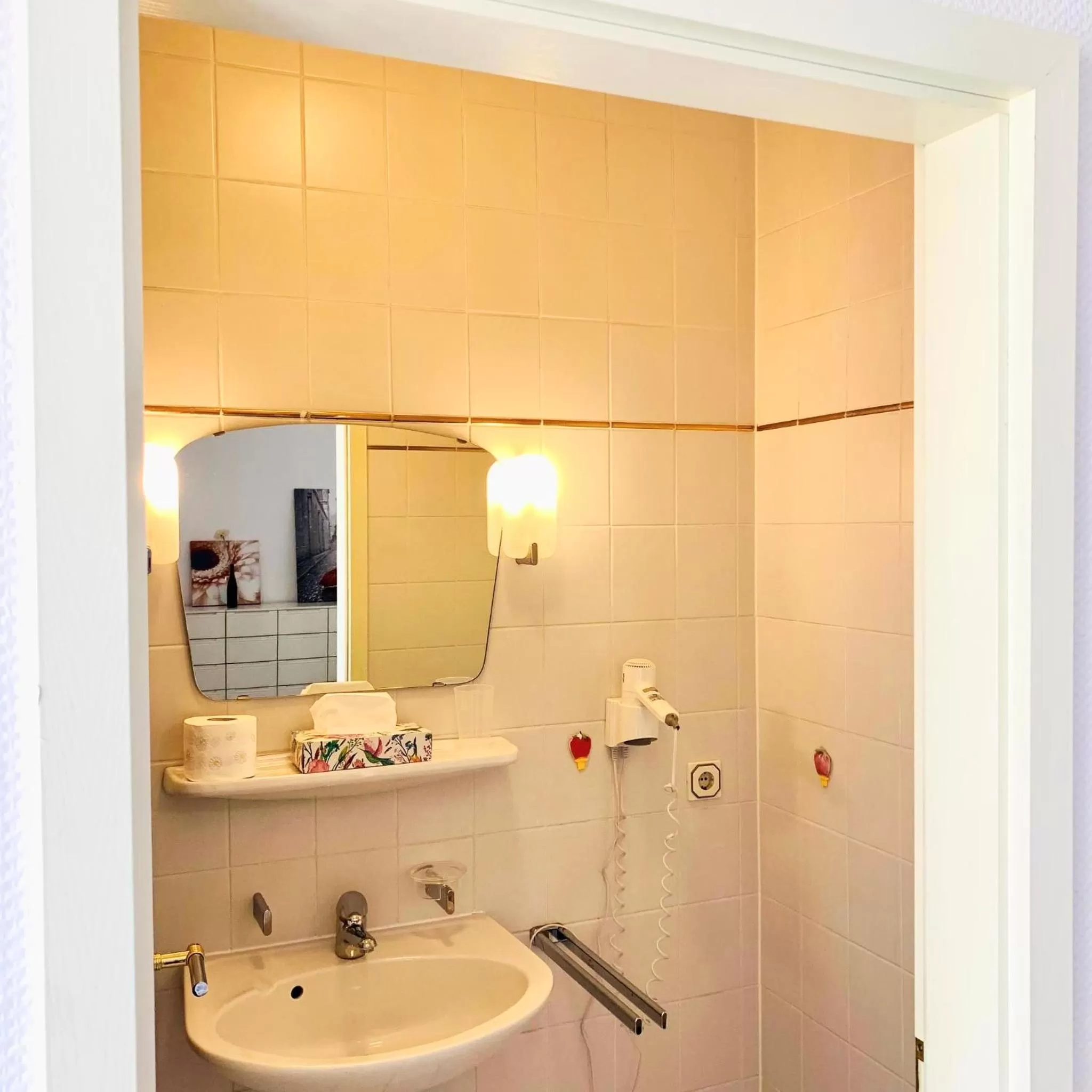 Bathroom in Saale, Marktplatz Zentrum, Apartmenthaus am Dom von Plant Room