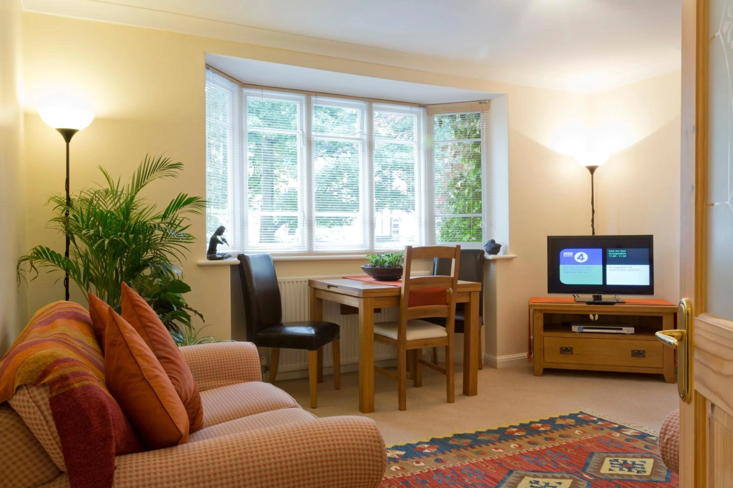 Living room in Poplar House Serviced Apartments