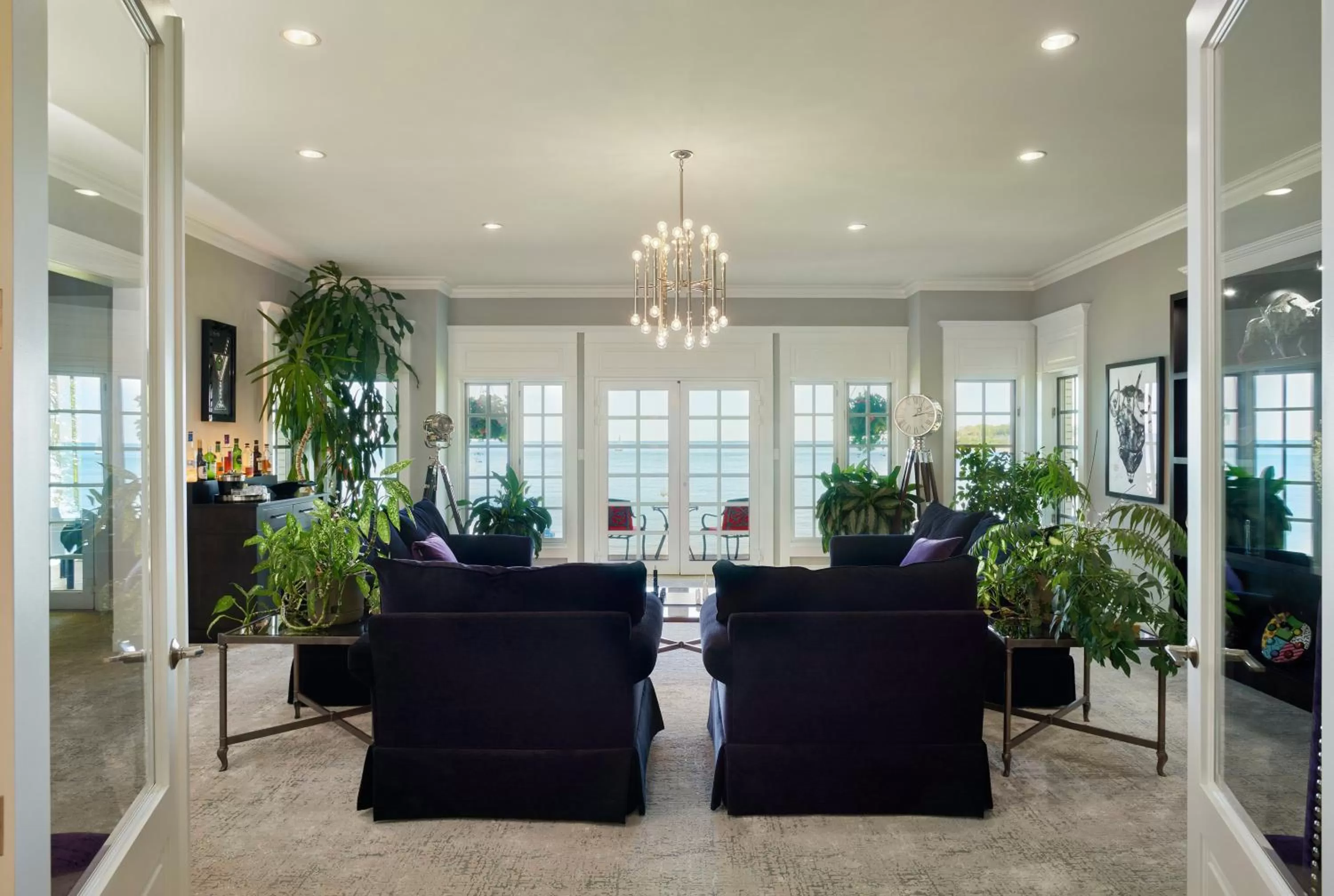 Seating area in Somerset - A Private Retreat