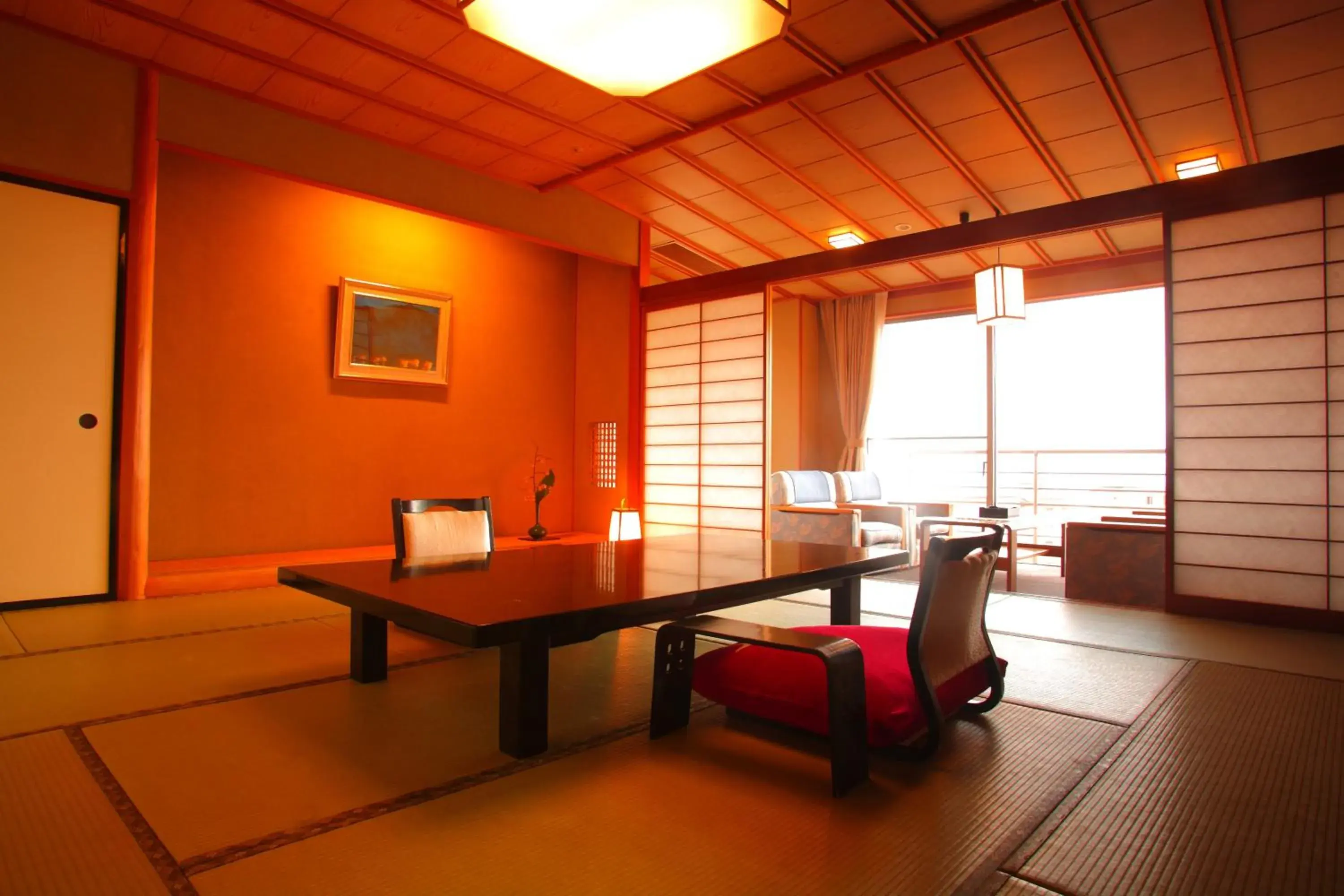 Japanese-Style Room with Tatami area and Ocean View in Eihokaku Japanese-Style Room with Tatami area and Ocean View in Eihokaku