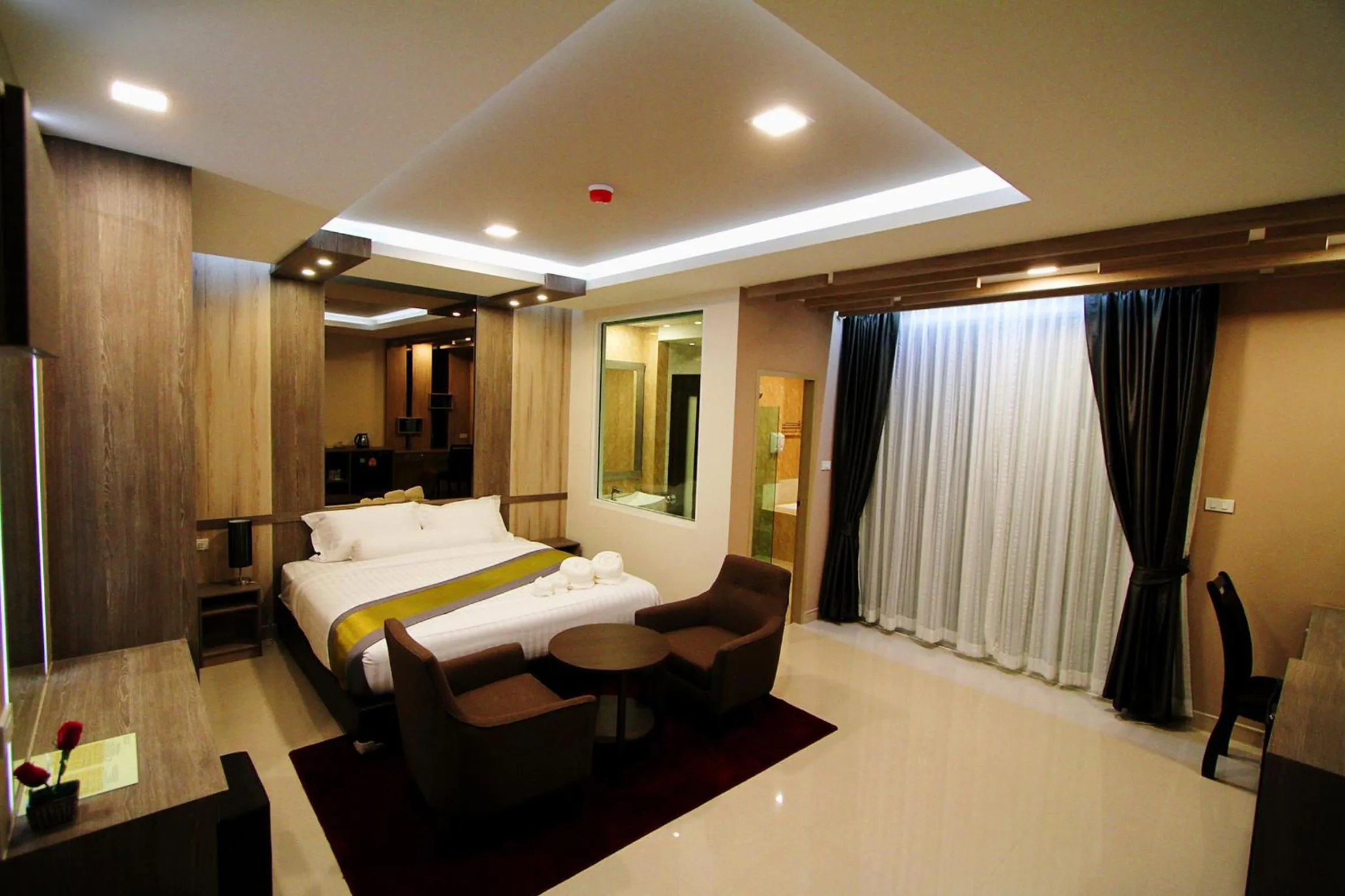 Bed in The Contrast i Hotel