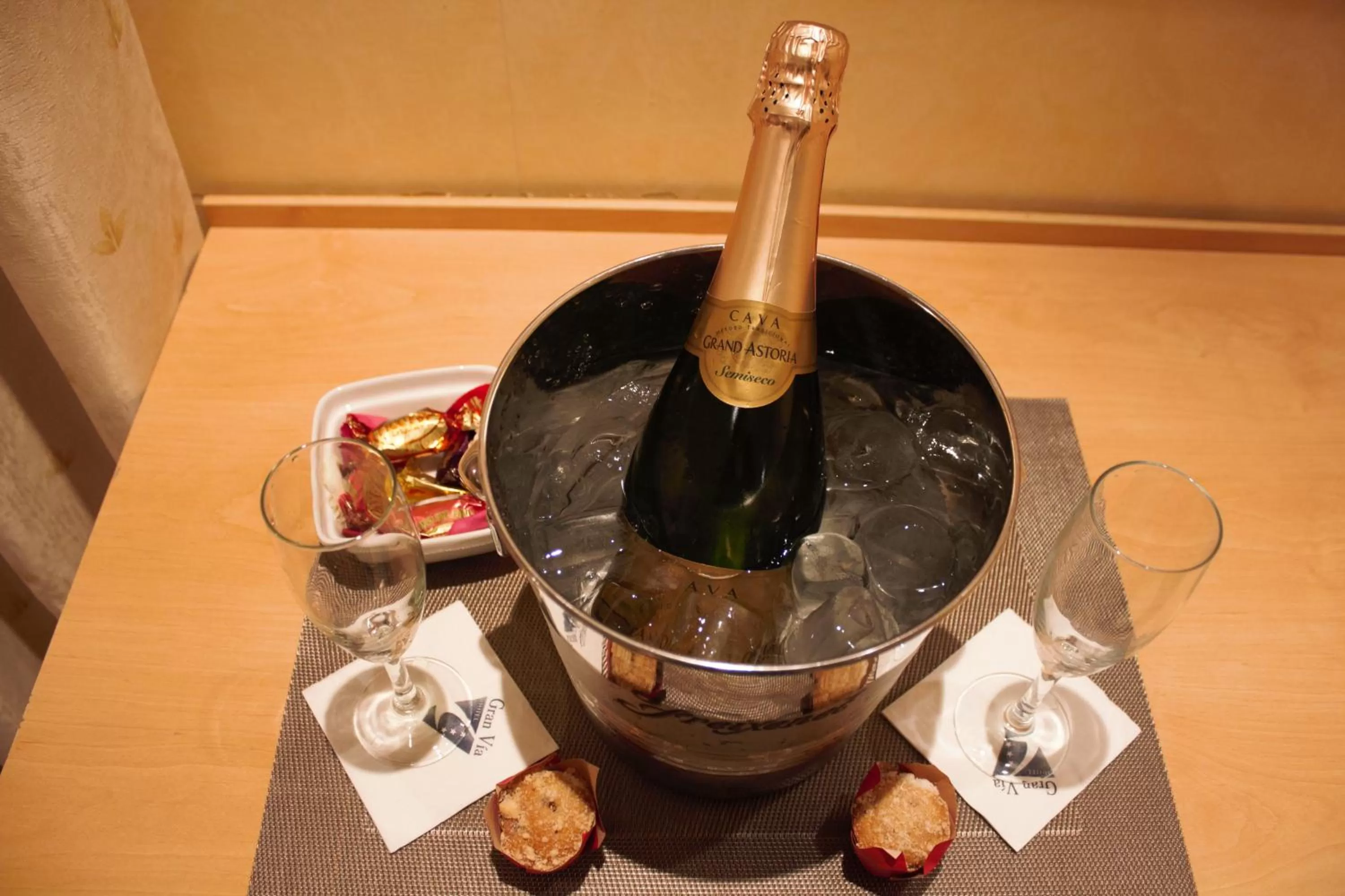 Alcoholic drinks in Hotel Gran Via