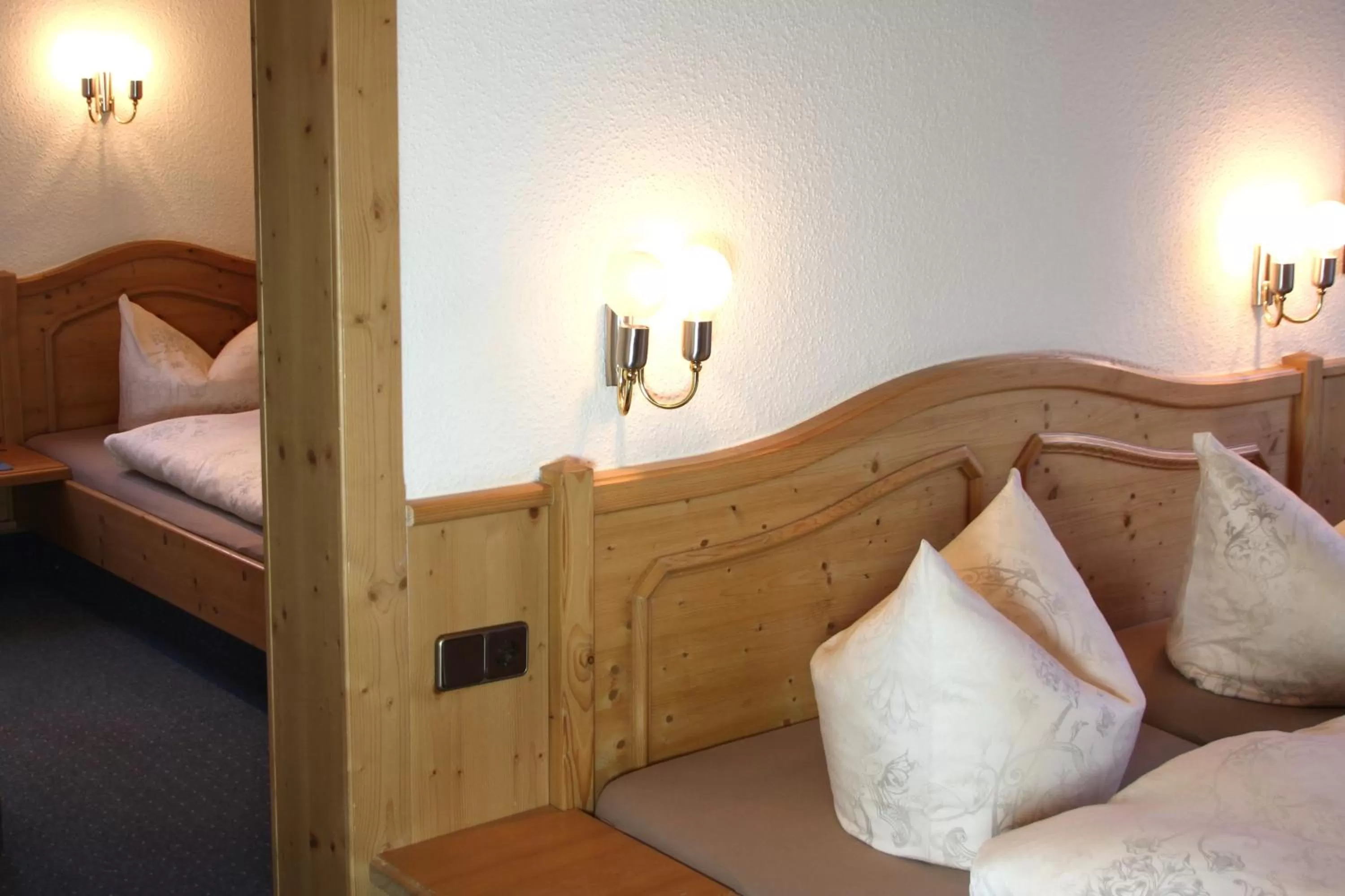 Bed in Vergissmeinnicht