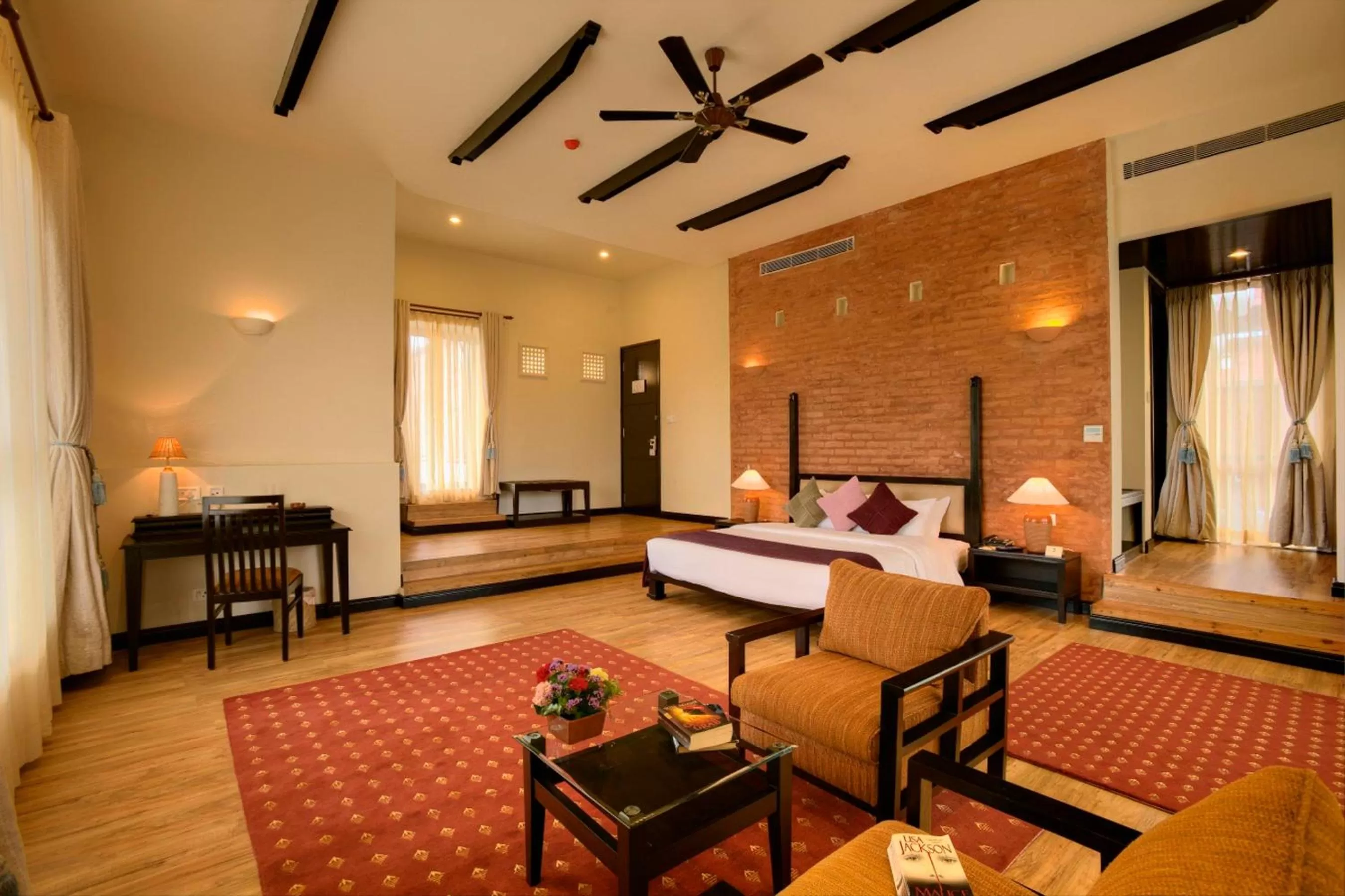 Shower, Bed in Gokarna Forest Resort Kathmandu