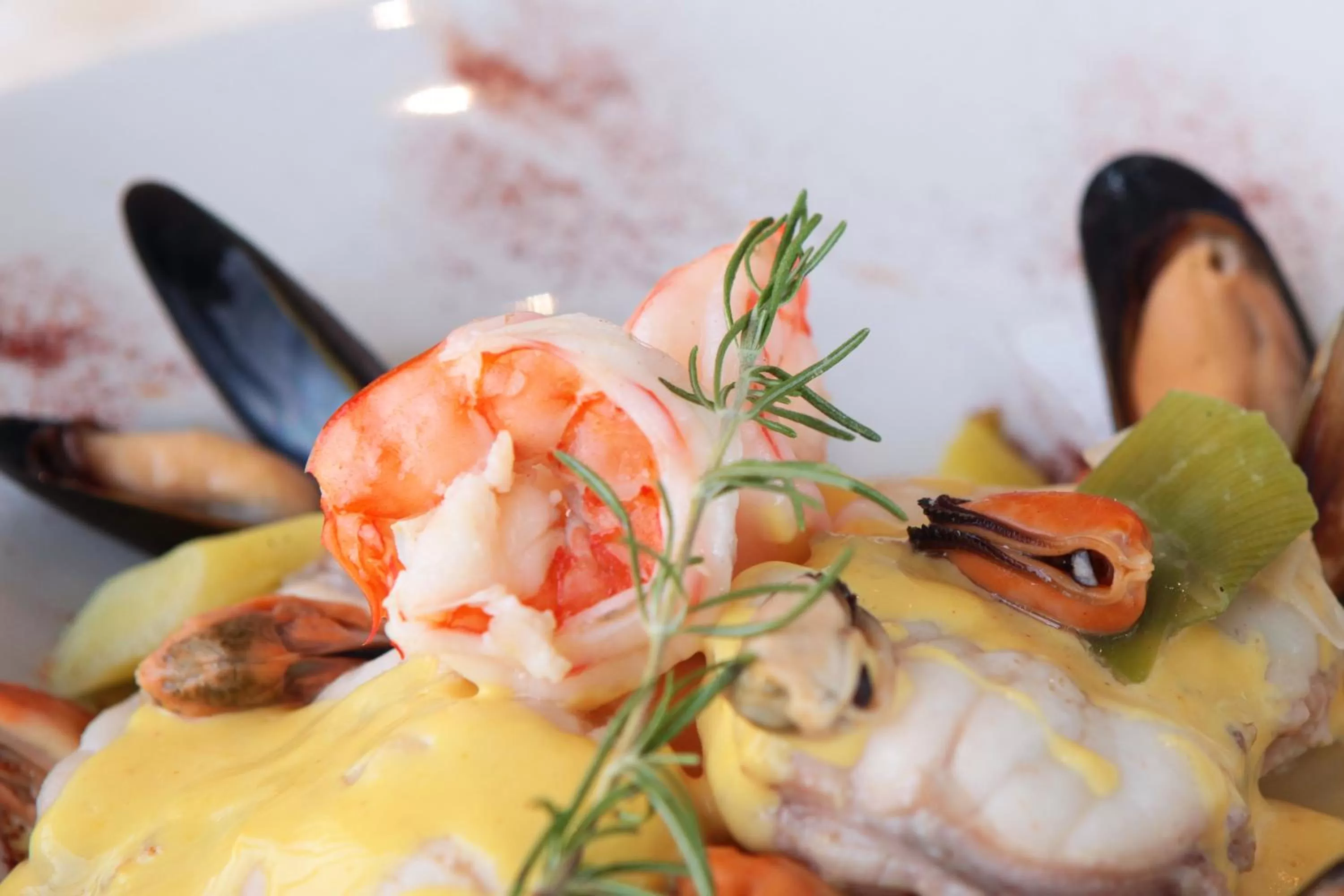 Food in Logis Hotel Restaurant le Mirador