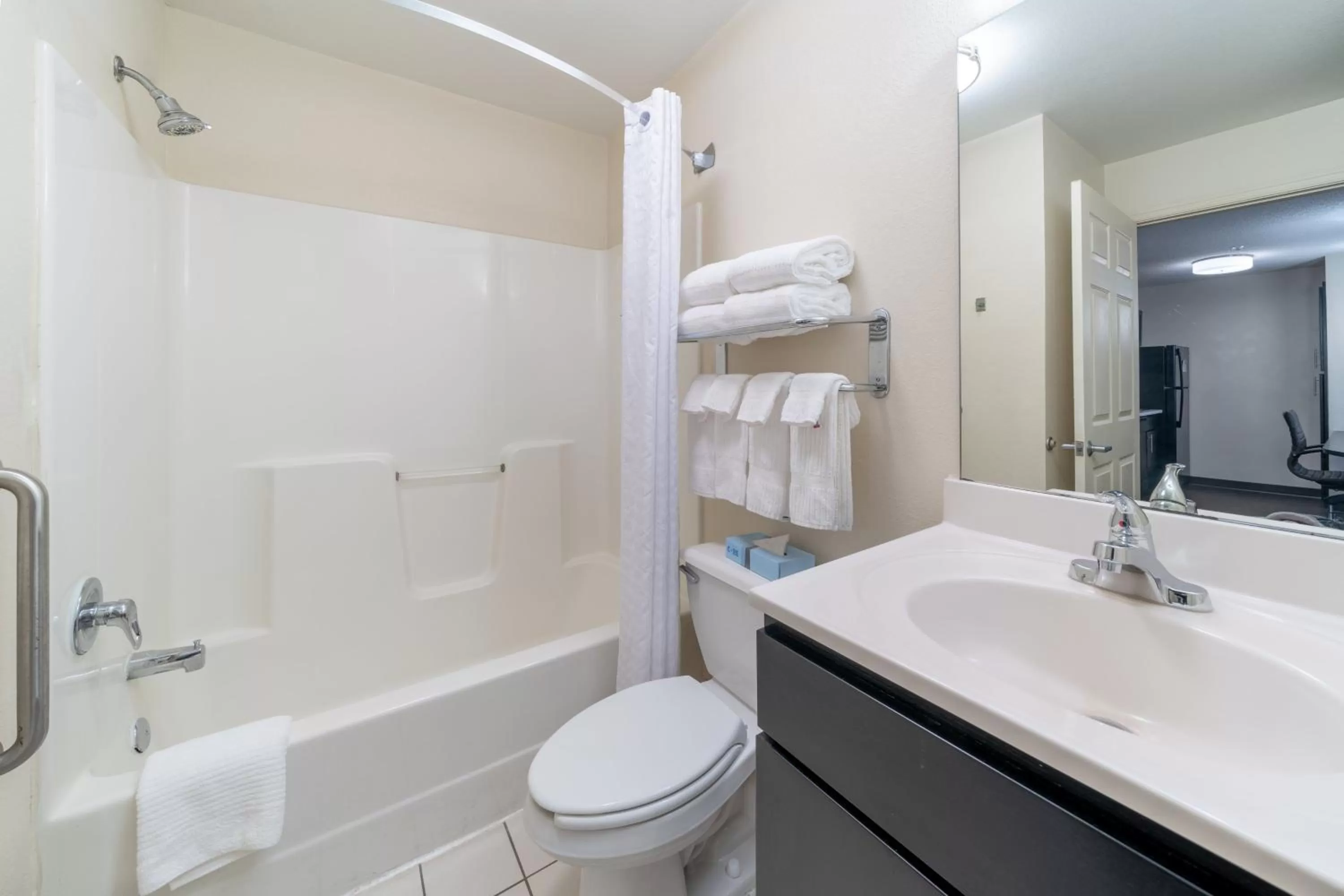 Bathroom in Candlewood Suites Washington-Dulles Herndon by IHG
