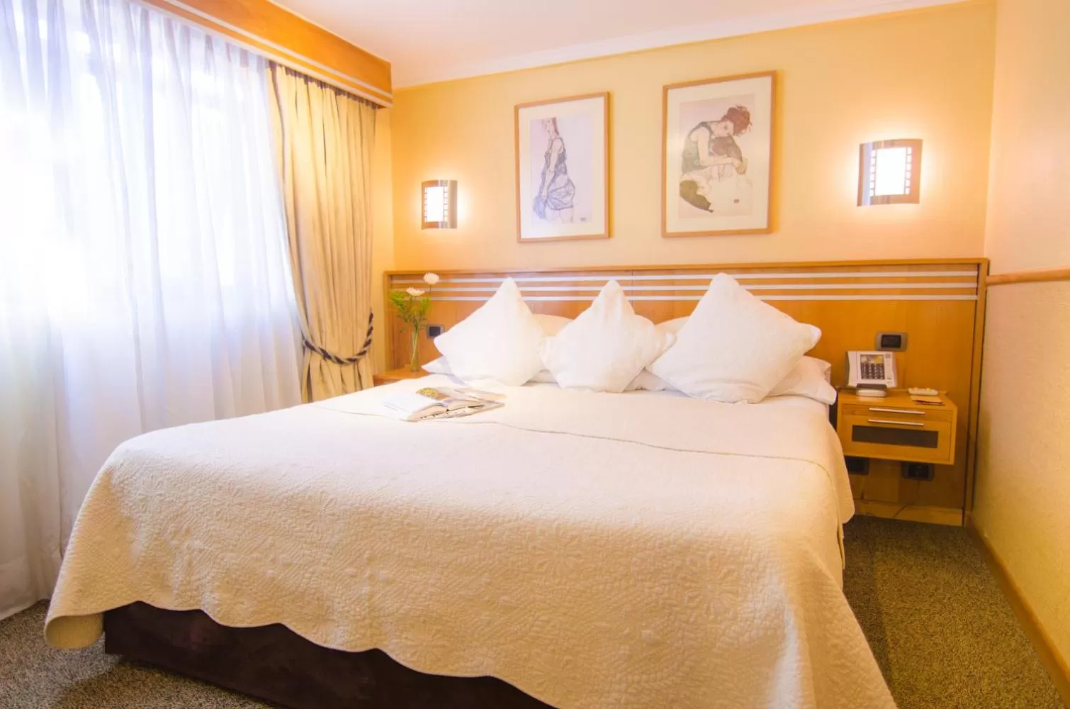 Spring, Bed in Hotel Ankara