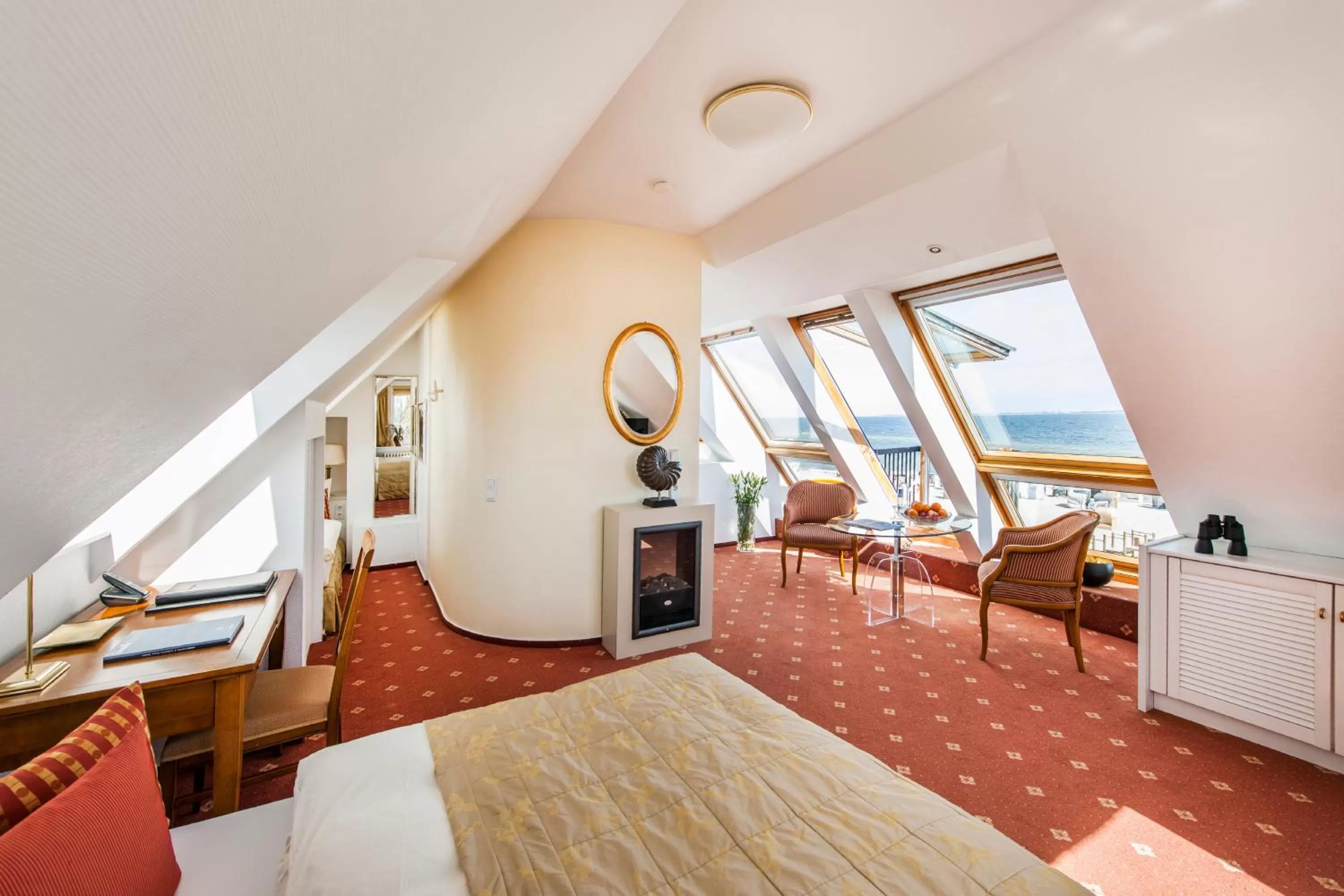 Sea view in Hotel Apartments Büngers - Mein Refugium am Meer mit Sommerstrandkorb