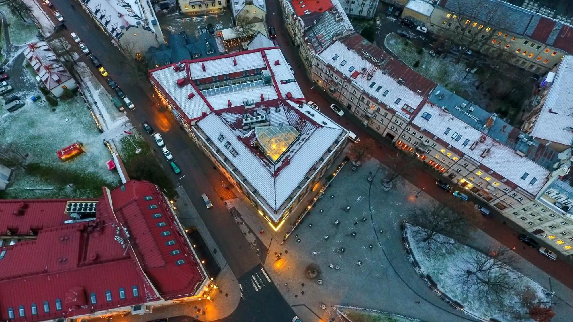Bird's eye view in Amberton Cathedral Square Hotel Vilnius