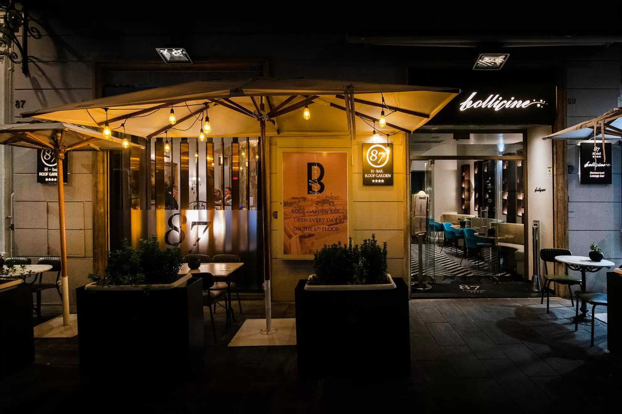 Restaurant/places to eat in Hotel 87 eighty-seven - Maison d'Art Collection