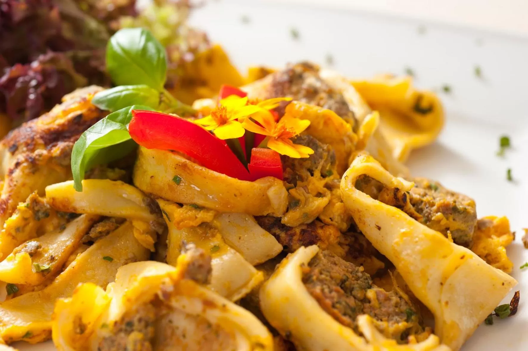 Food close-up in Akzent Hotel Restaurant Hirsch