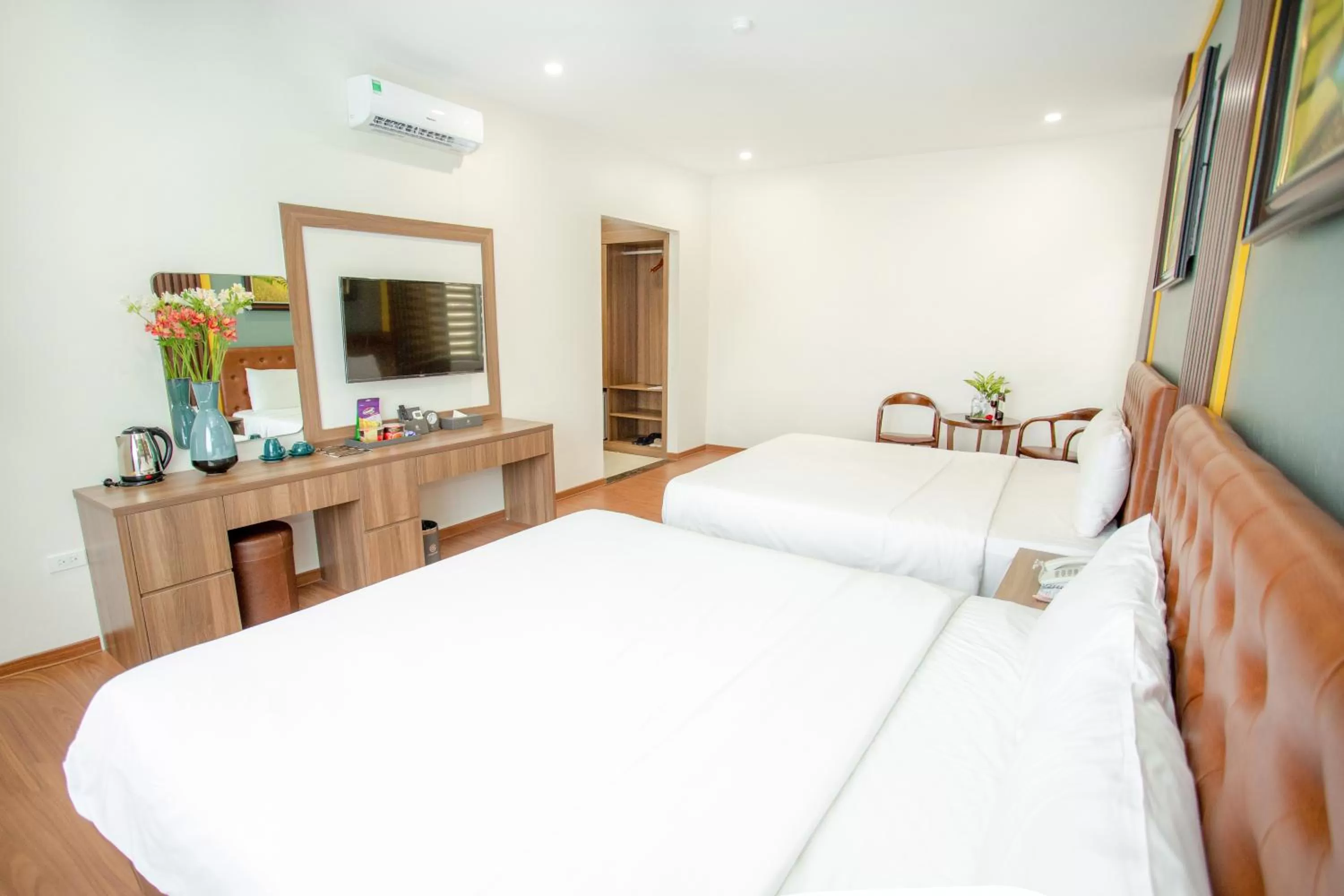 Bed in MOMALI Hotel Ninh Binh