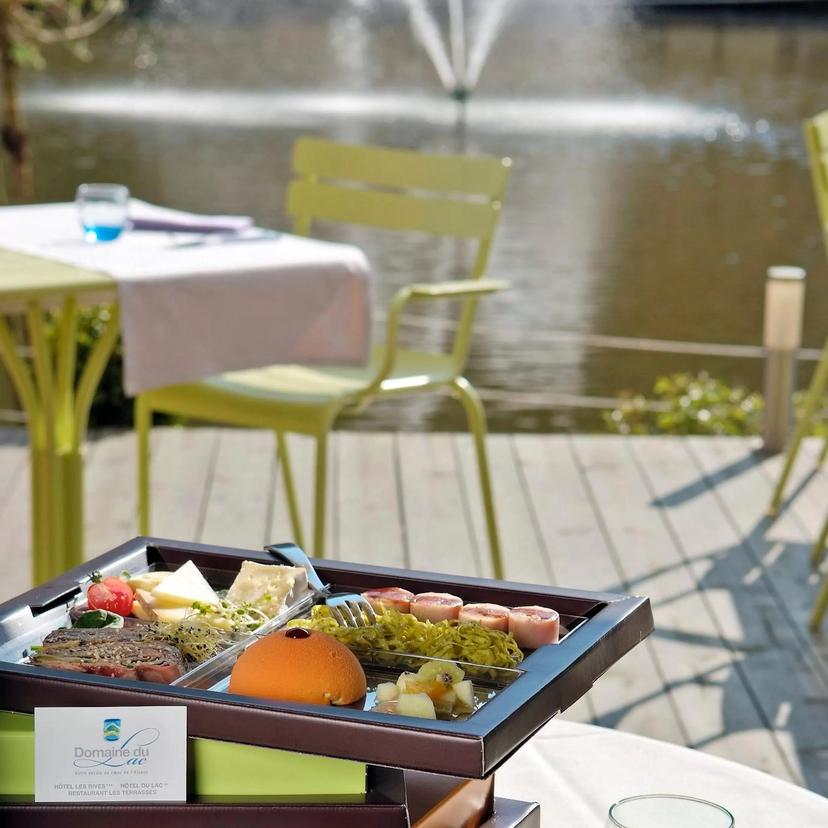 Balcony/Terrace in Hôtel Les Rives