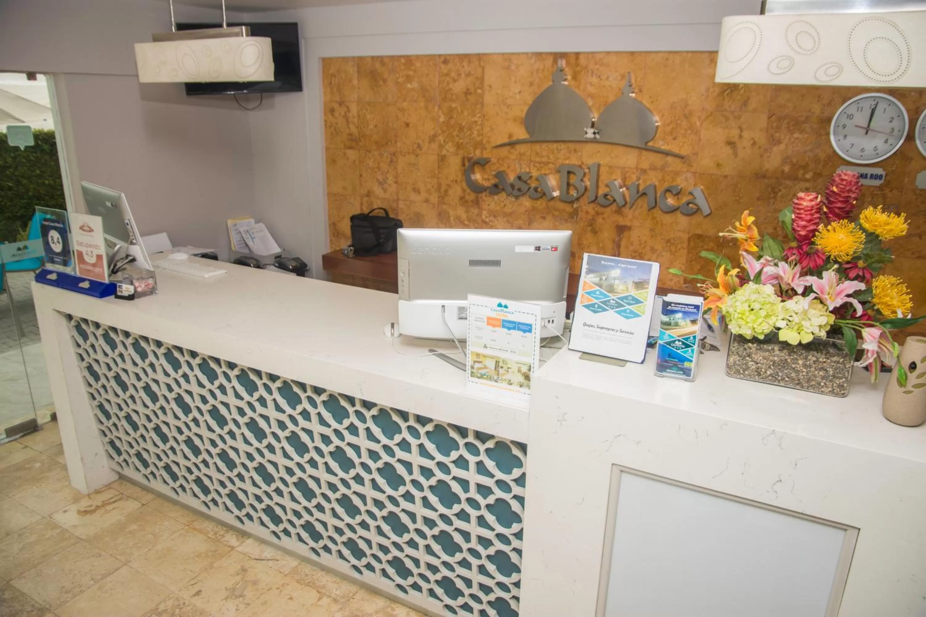 Lobby or reception in Hotel Casa Blanca