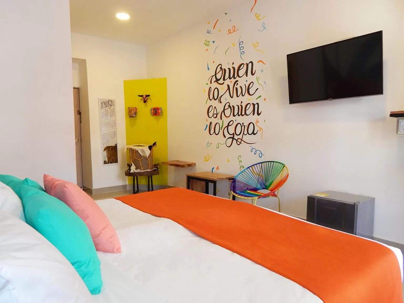 Bed in ETHNIC Thematic Hotel