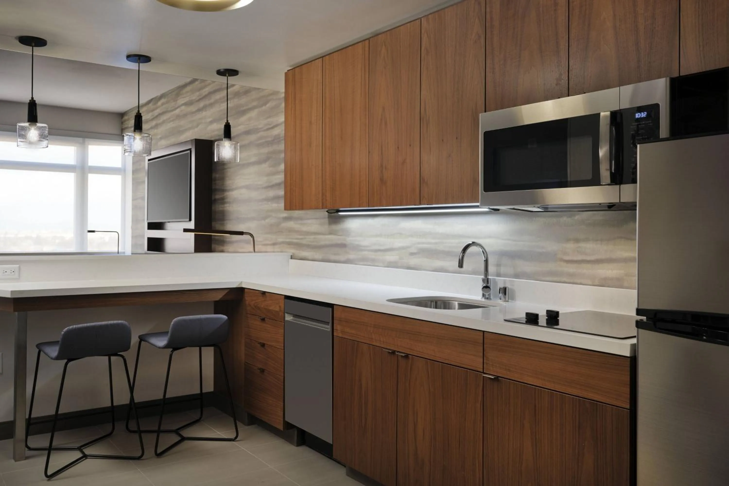 Kitchen or kitchenette in Residence Inn by Marriott Oakland Downtown