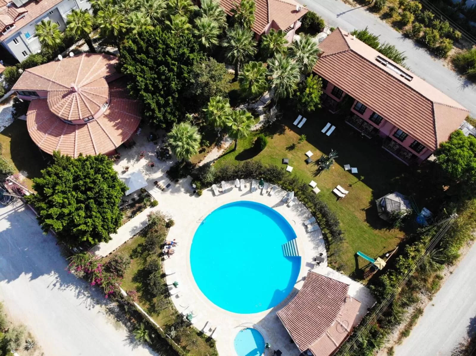 Pool view in Hotel Palme Dalyan