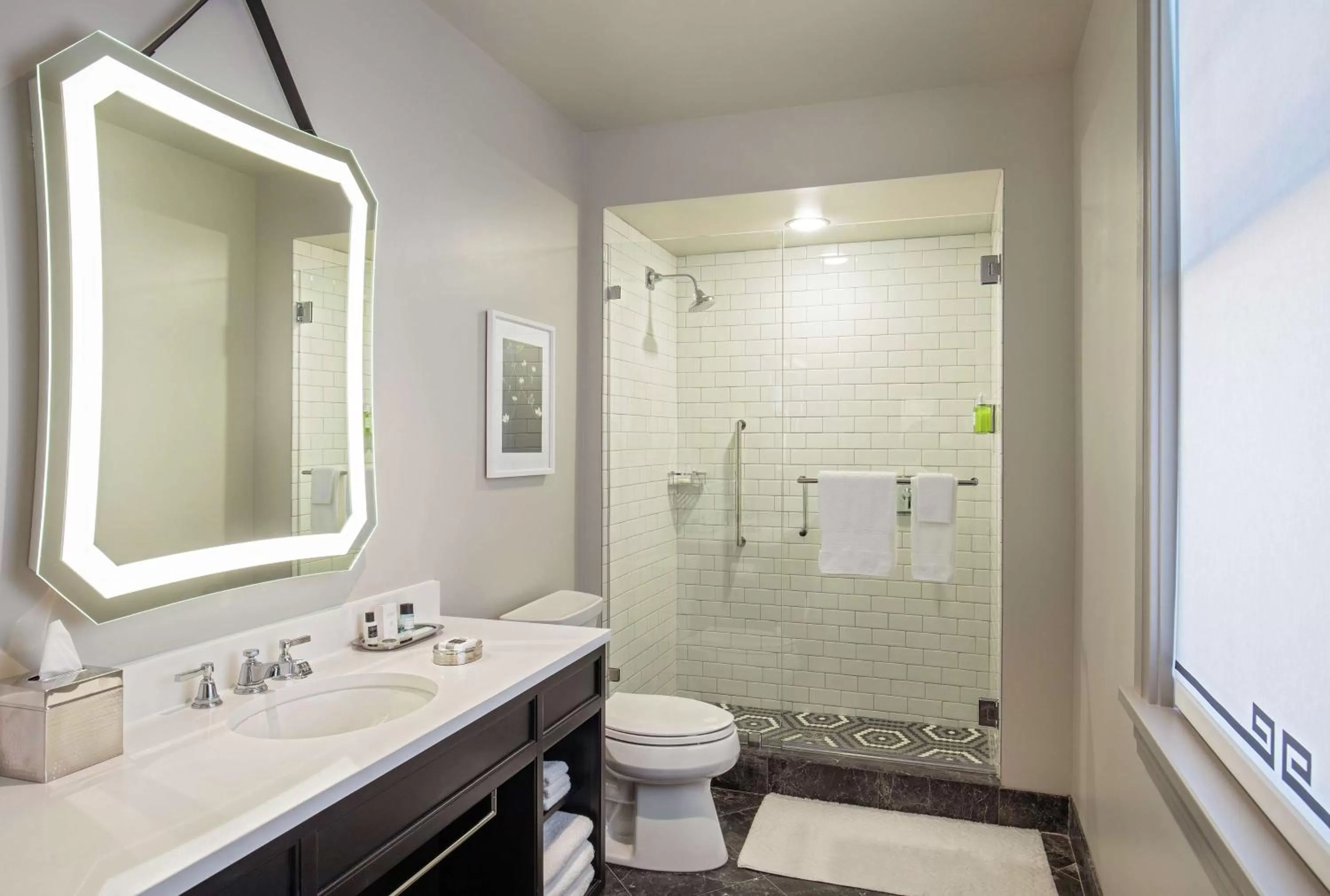 Bathroom in The Virginian Lynchburg, Curio Collection By Hilton