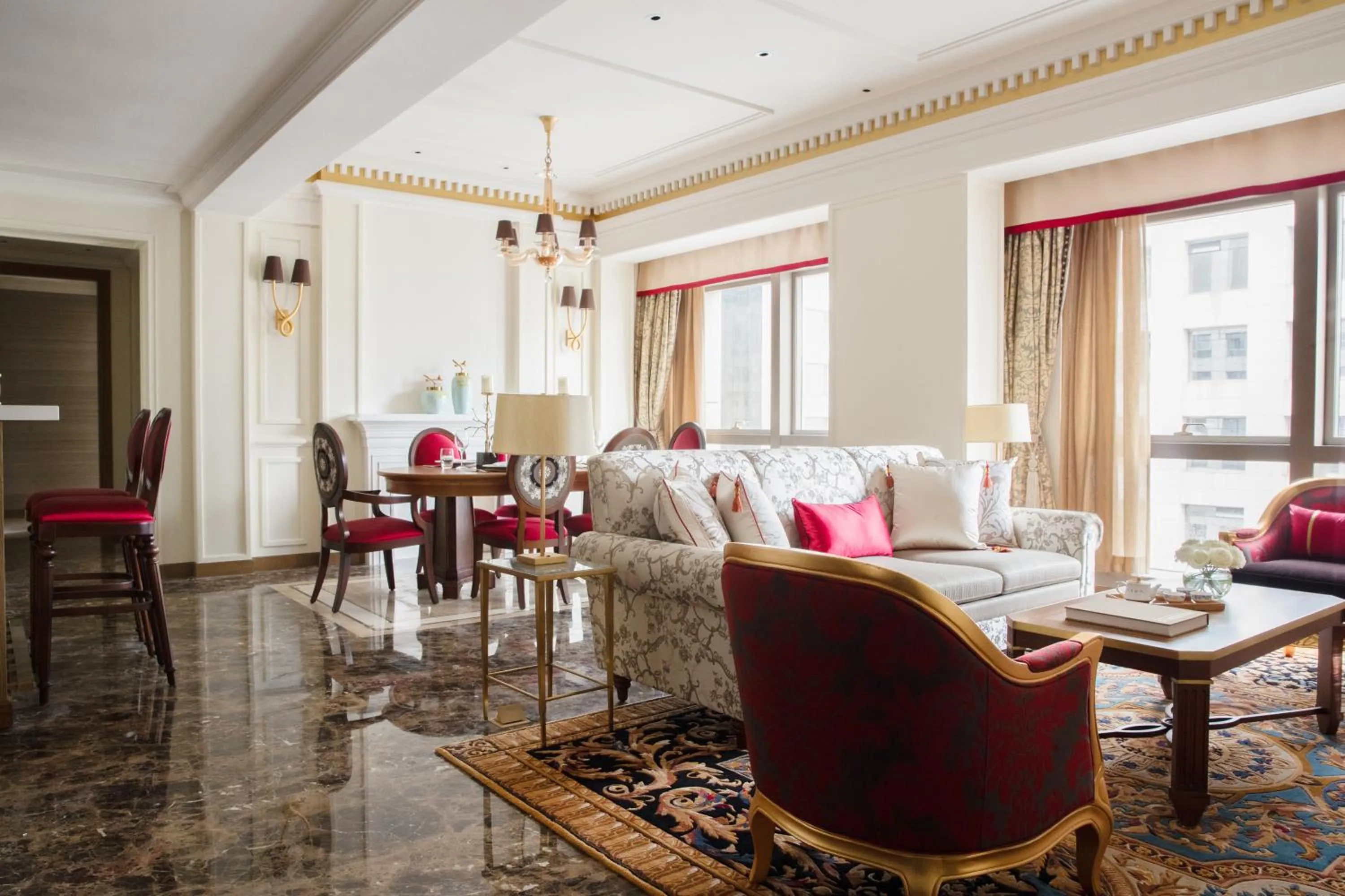 Living room in Jumeirah Living Guangzhou