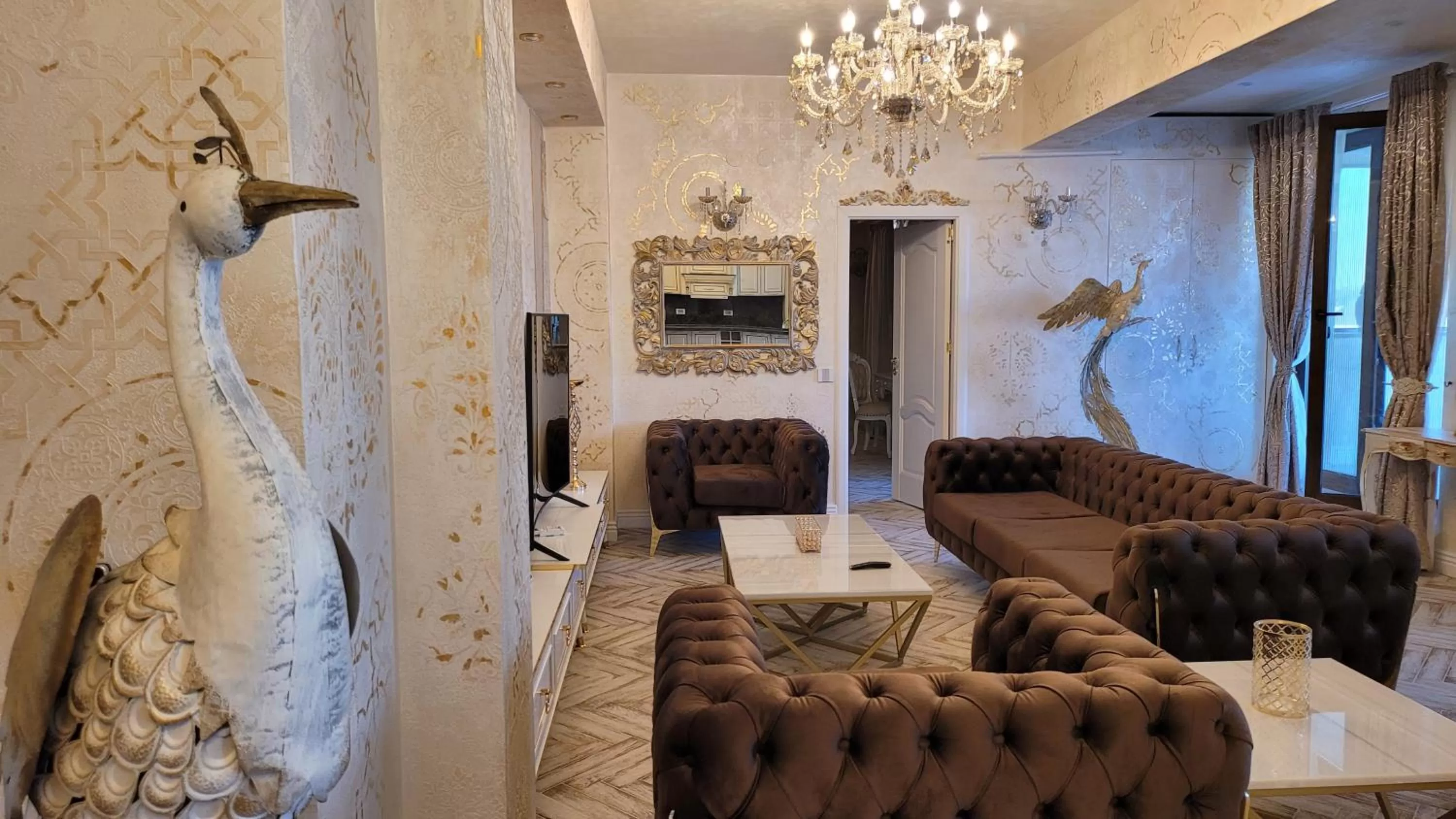 Living room, Seating Area in Terrace Suites Iasi