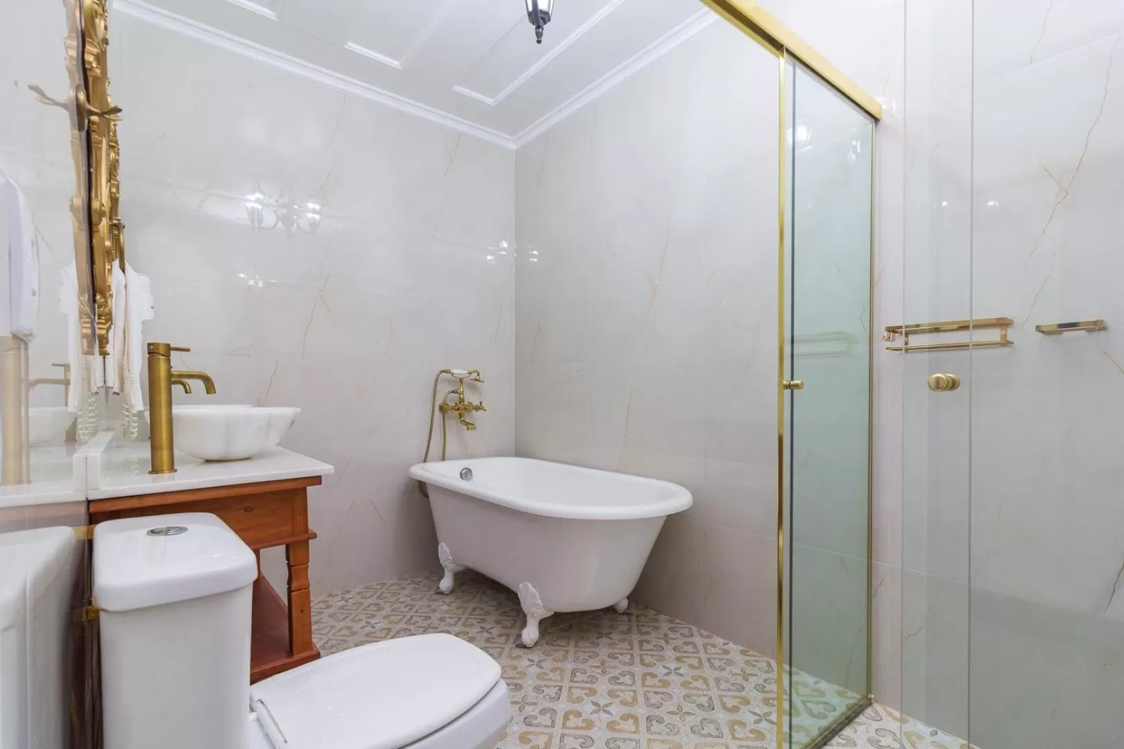 Bathroom in Pousada Aconchego