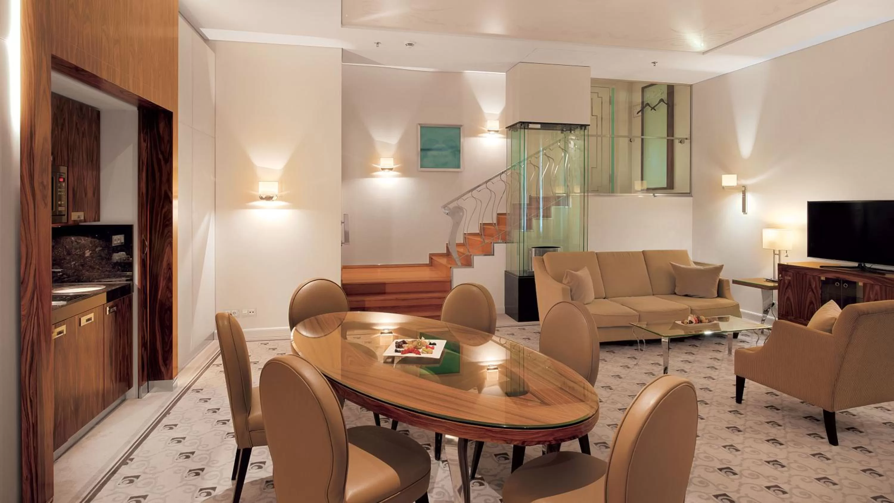 Living room in Bilderberg Bellevue Hotel Dresden