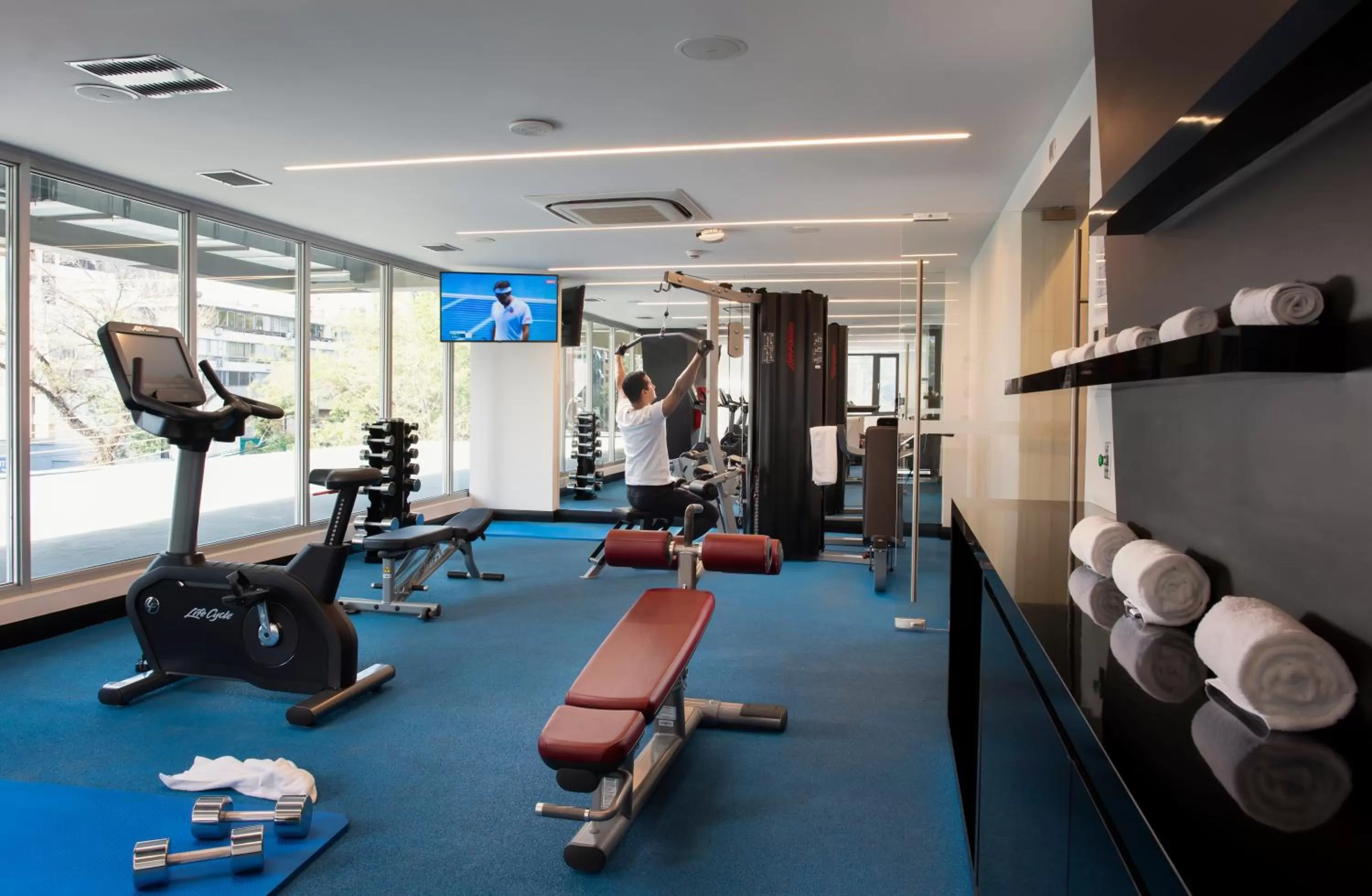 Fitness centre/facilities in Novotel Santiago Providencia