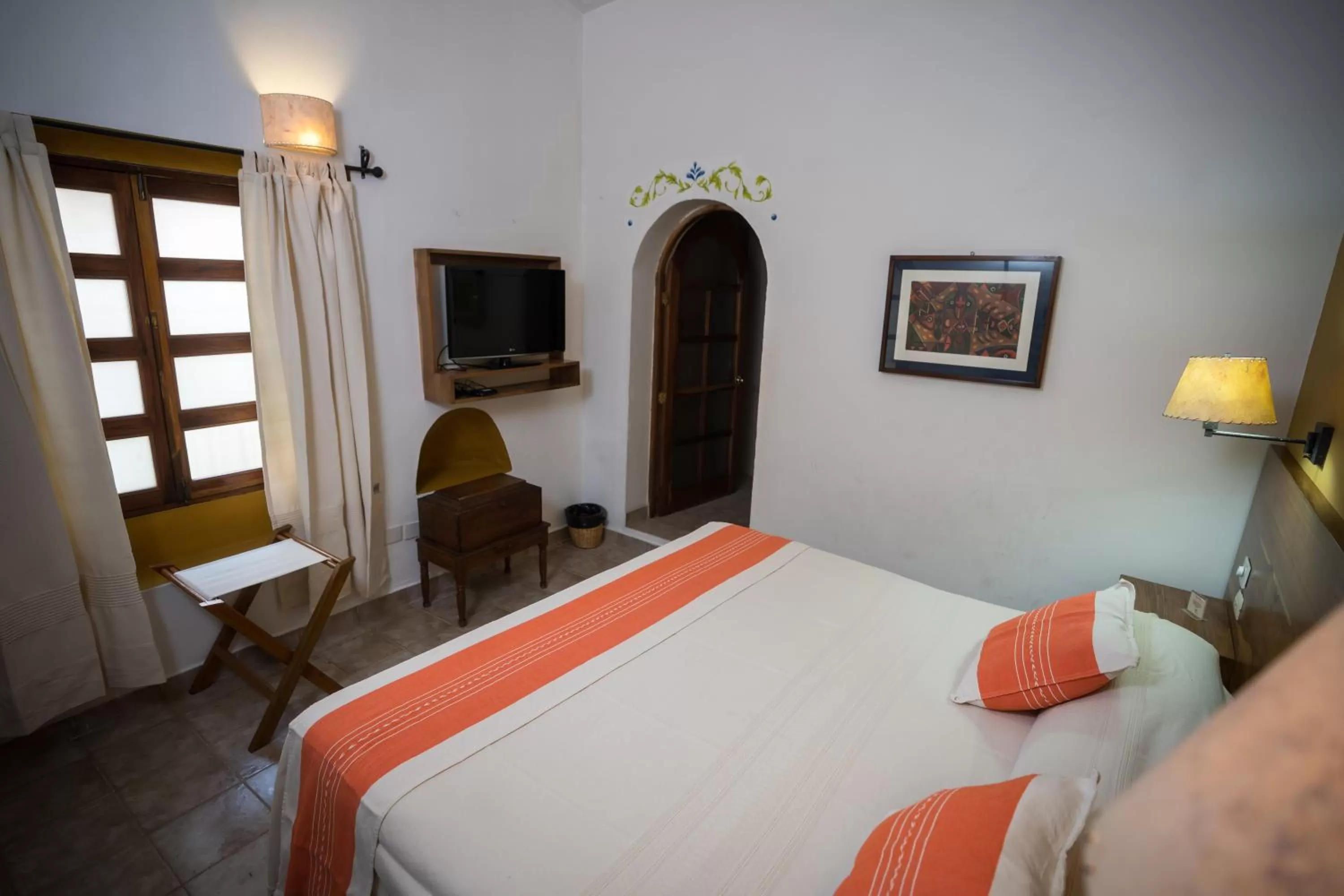 Bedroom, Bed in Parador San Agustin