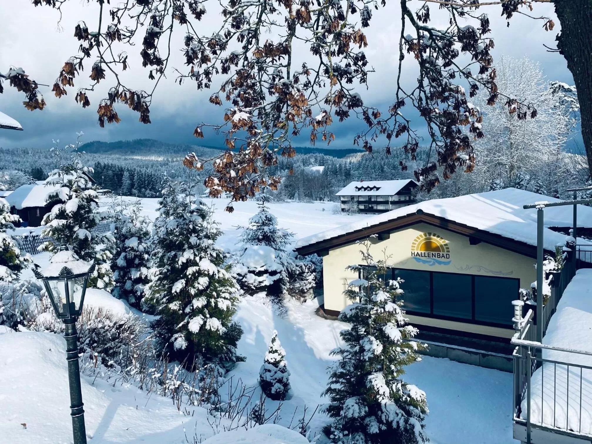 Property building, Winter in Hotel Sonnenhof - Superior