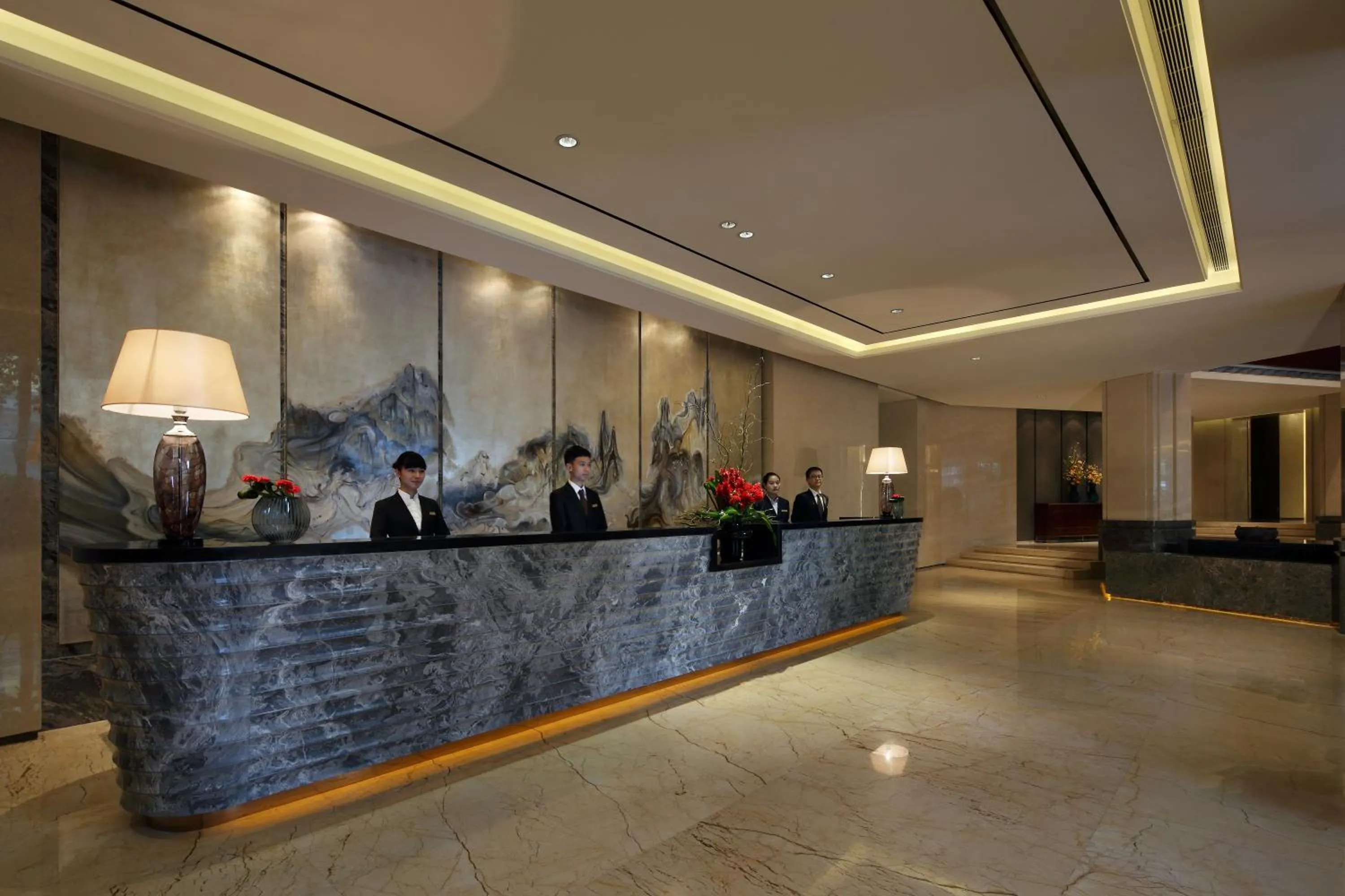 Lobby or reception in Kunming Haitian Hotel